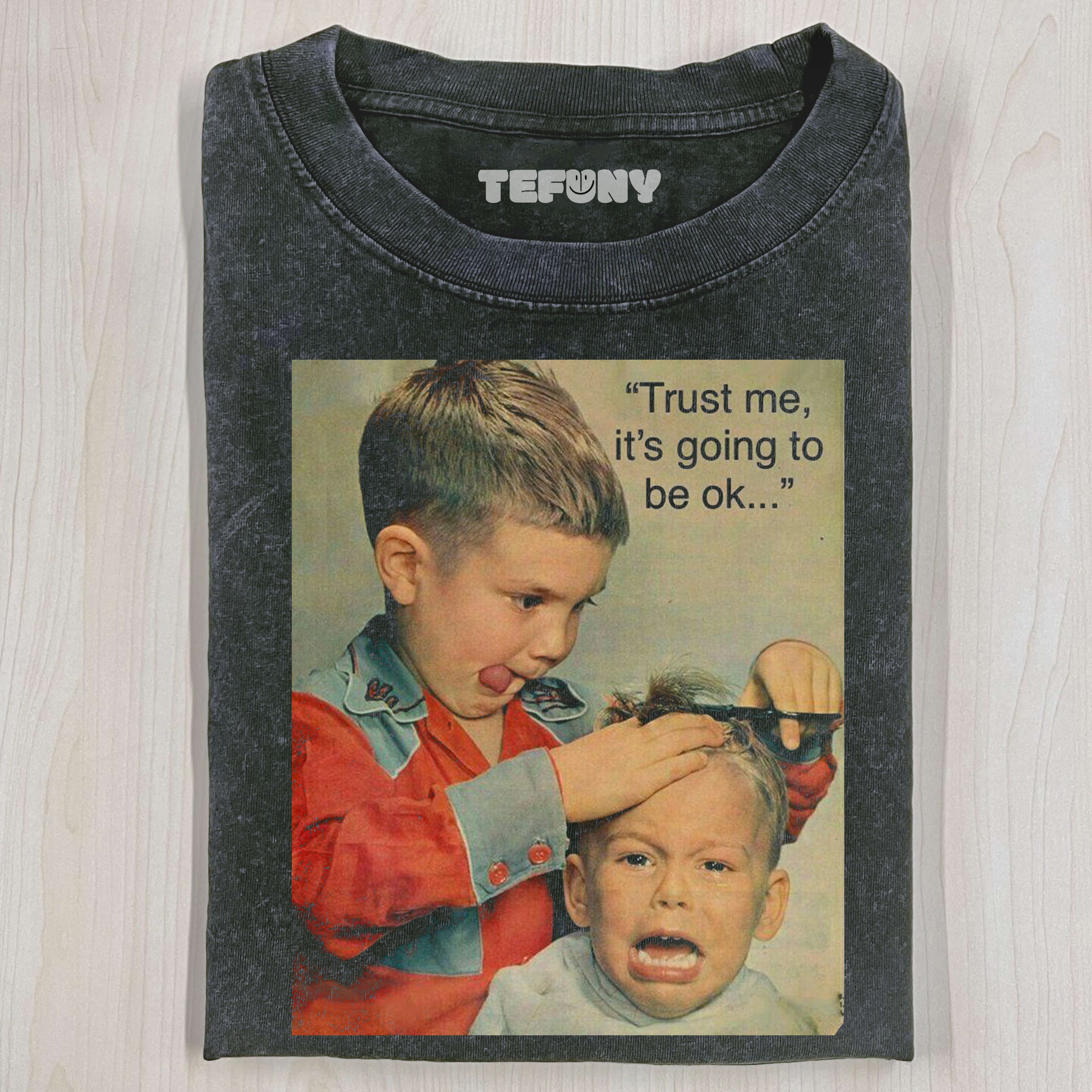 BOY HAIRCUT FUNNY T-SHIRT