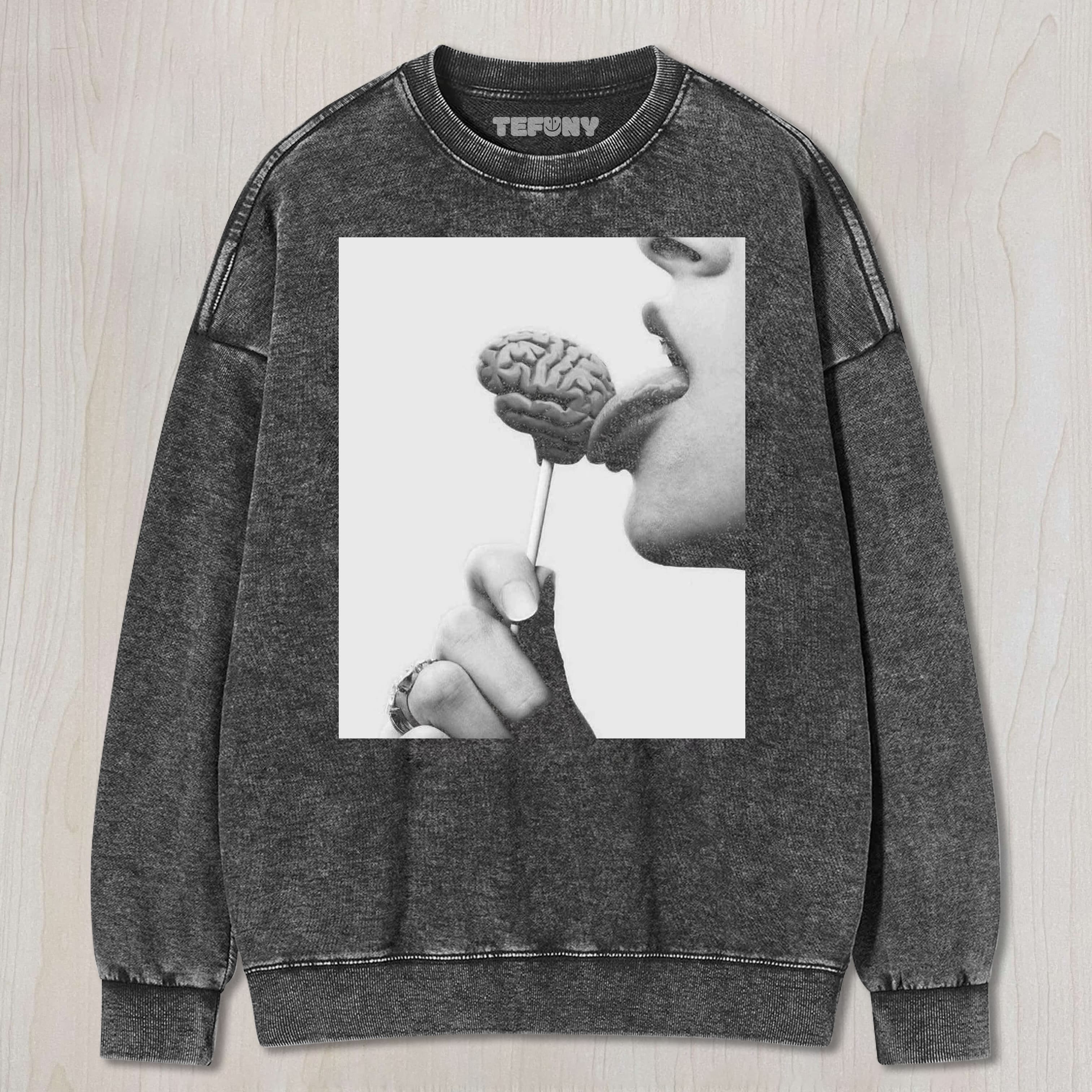 BRAIN LOLLIPOP UNISEX TEE, TANK TOP, LAYERED LS, SWEATSHIRT & HOODIE