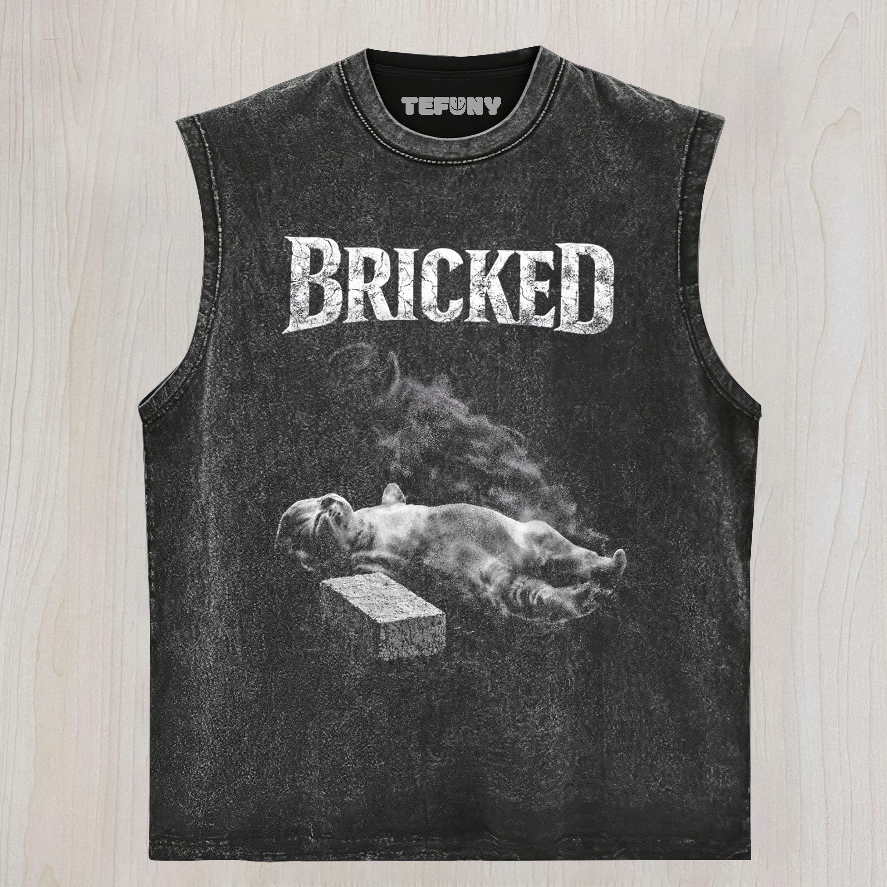 BRICKED CAT UNISEX TEE, TANK TOP, LAYERED LS, SWEATSHIRT & HOODIE