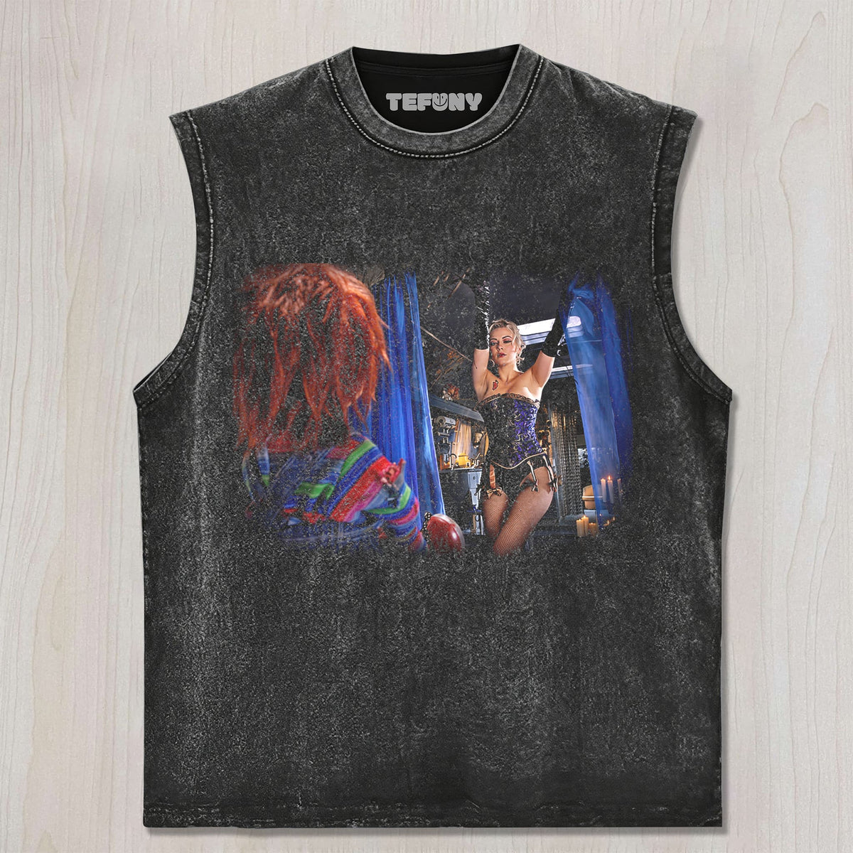 BRIDE OF CHUCKY MEME UNISEX TEE, TANK TOP, LAYERED LS, SWEATSHIRT & HOODIE