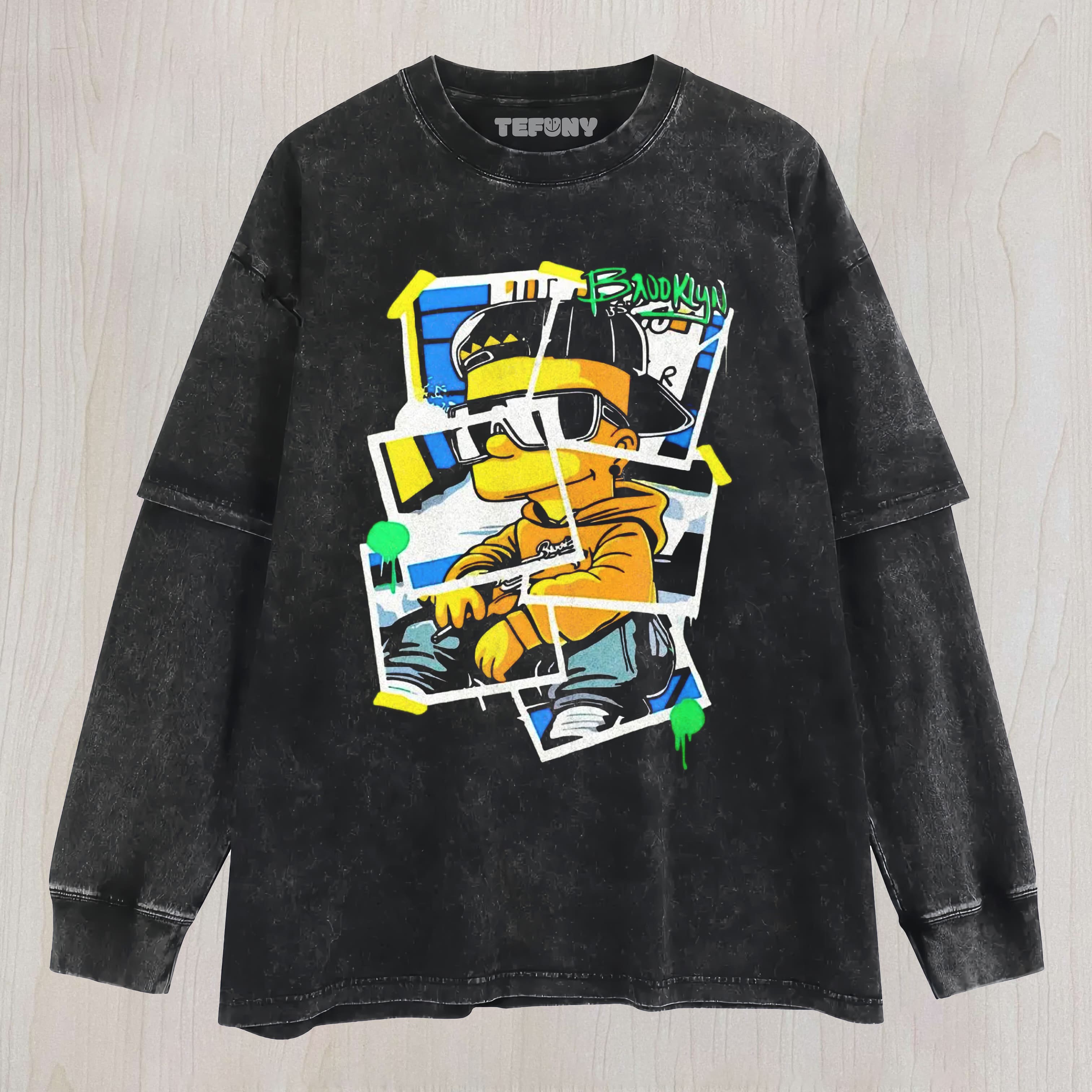 BROOKLYN STREET STYLE UNISEX TEE, TANK TOP, LAYERED LS, SWEATSHIRT & HOODIE