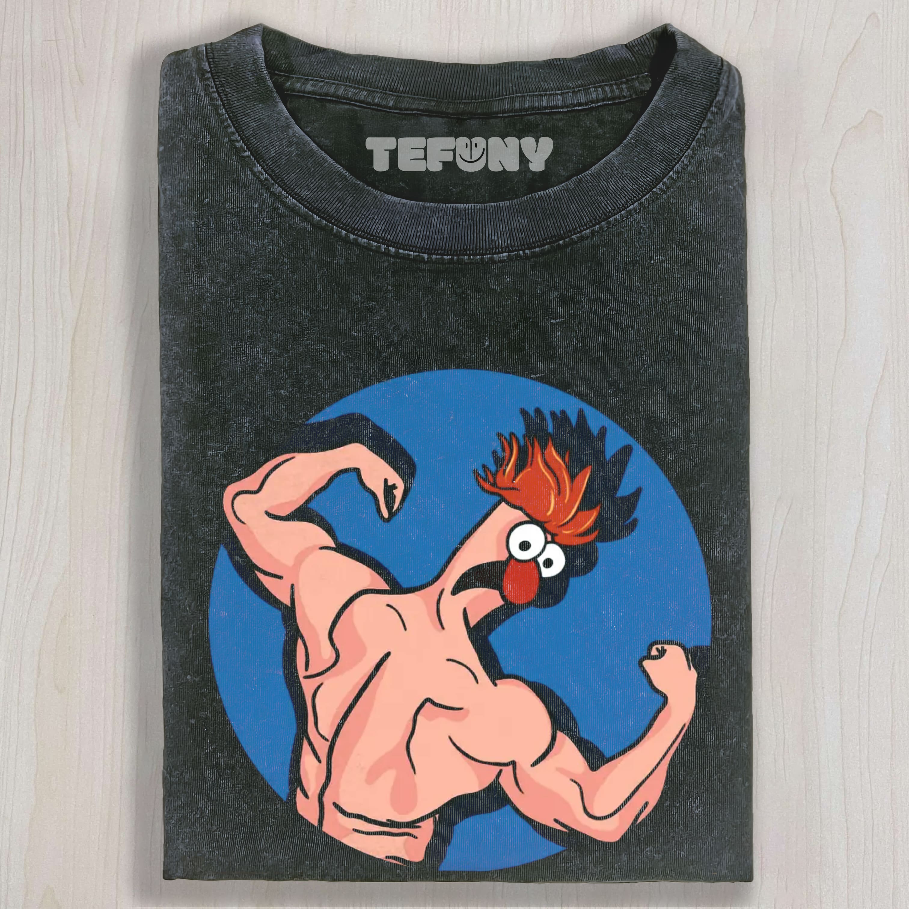 BUFF BEAKER MUPPET GYM PARODY UNISEX TEE, TANK TOP, LAYERED LS, SWEATSHIRT & HOODIE