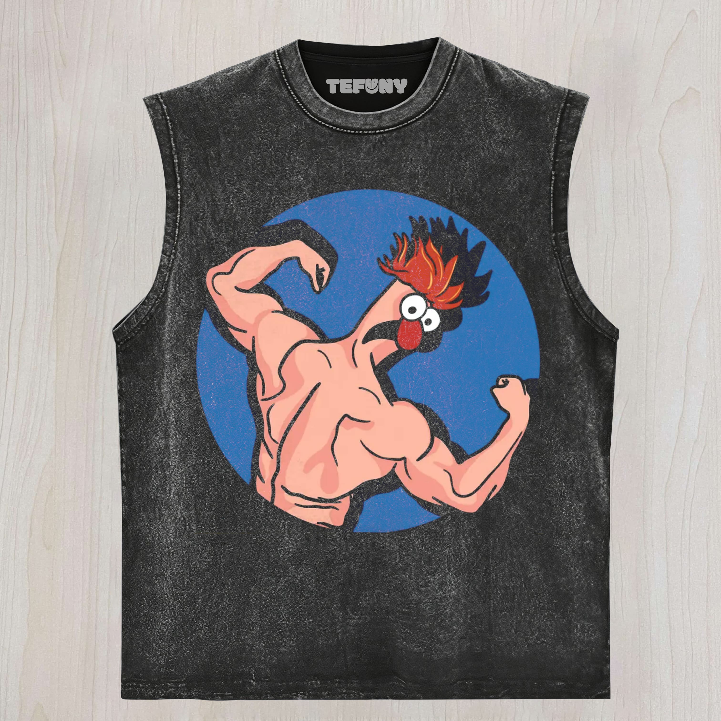BUFF BEAKER MUPPET GYM PARODY UNISEX TEE, TANK TOP, LAYERED LS, SWEATSHIRT & HOODIE