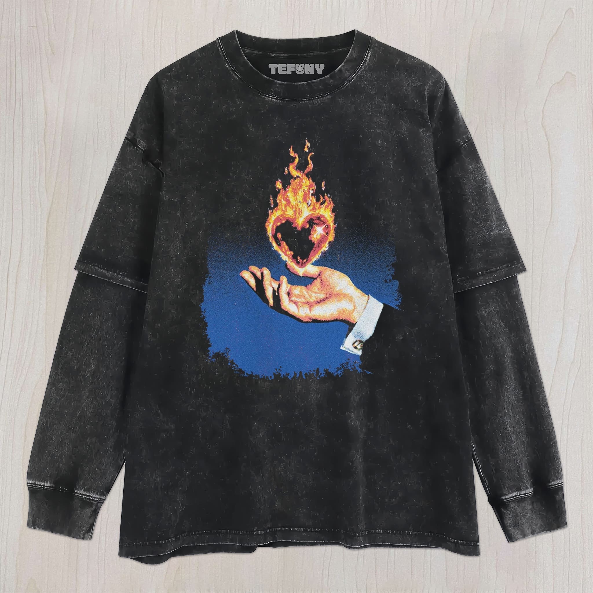 BURNING LOVE UNISEX TEE, TANK TOP, LAYERED LS, SWEATSHIRT & HOODIE