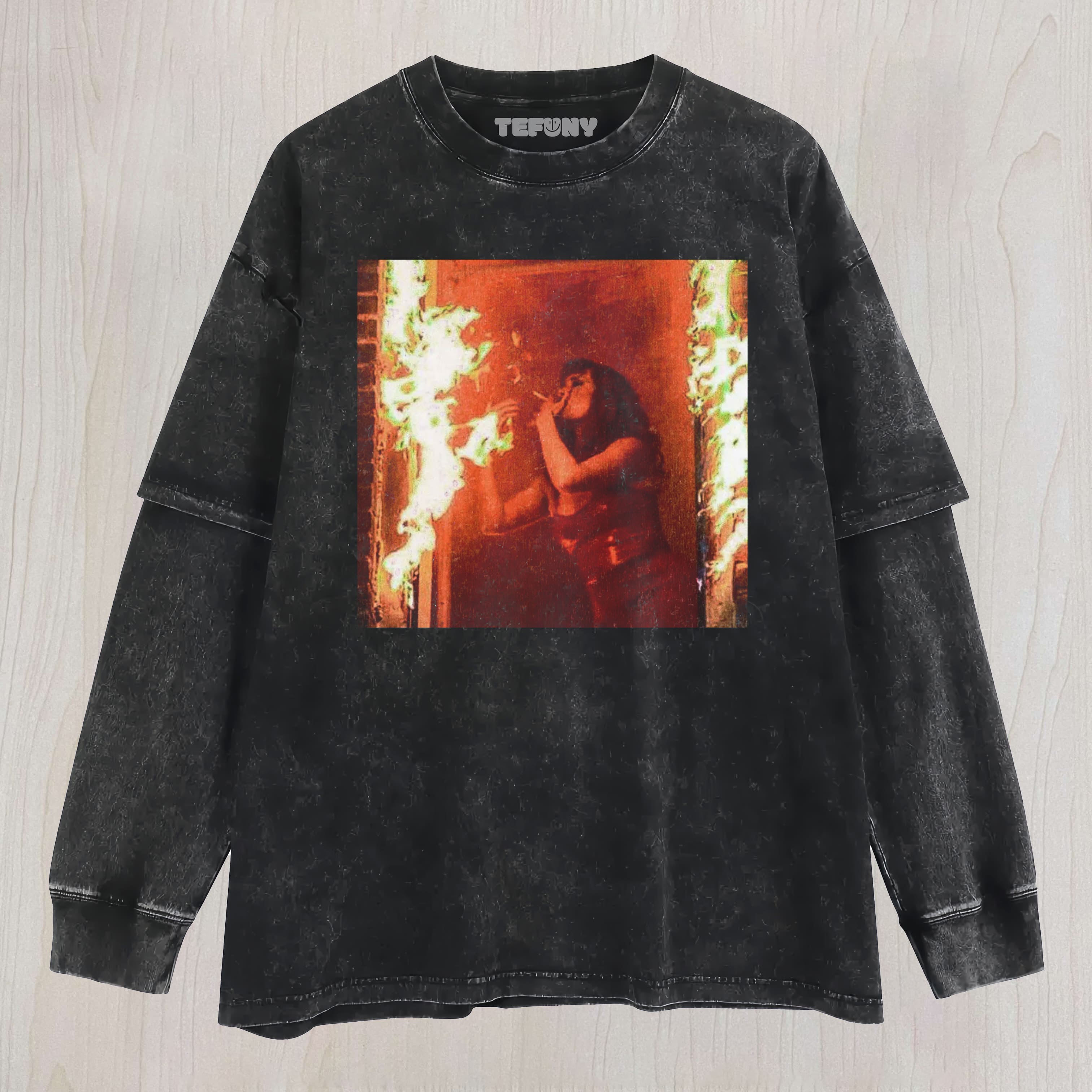 BURNING VIBES UNISEX TEE, TANK TOP, LAYERED LS, SWEATSHIRT & HOODIE