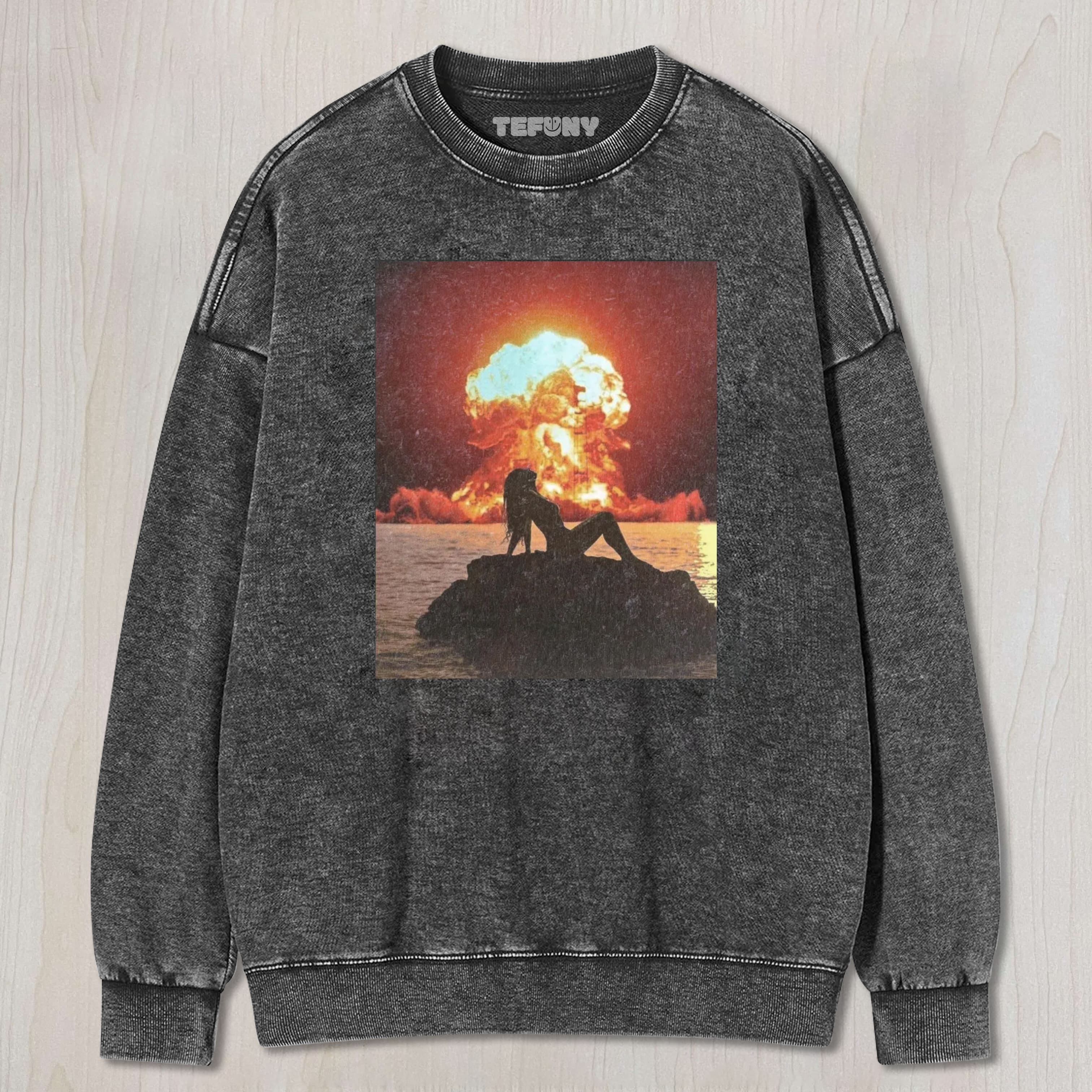 CALM BEFORE THE EXPLOSION UNISEX TEE, TANK TOP, LAYERED LS, SWEATSHIRT & HOODIE