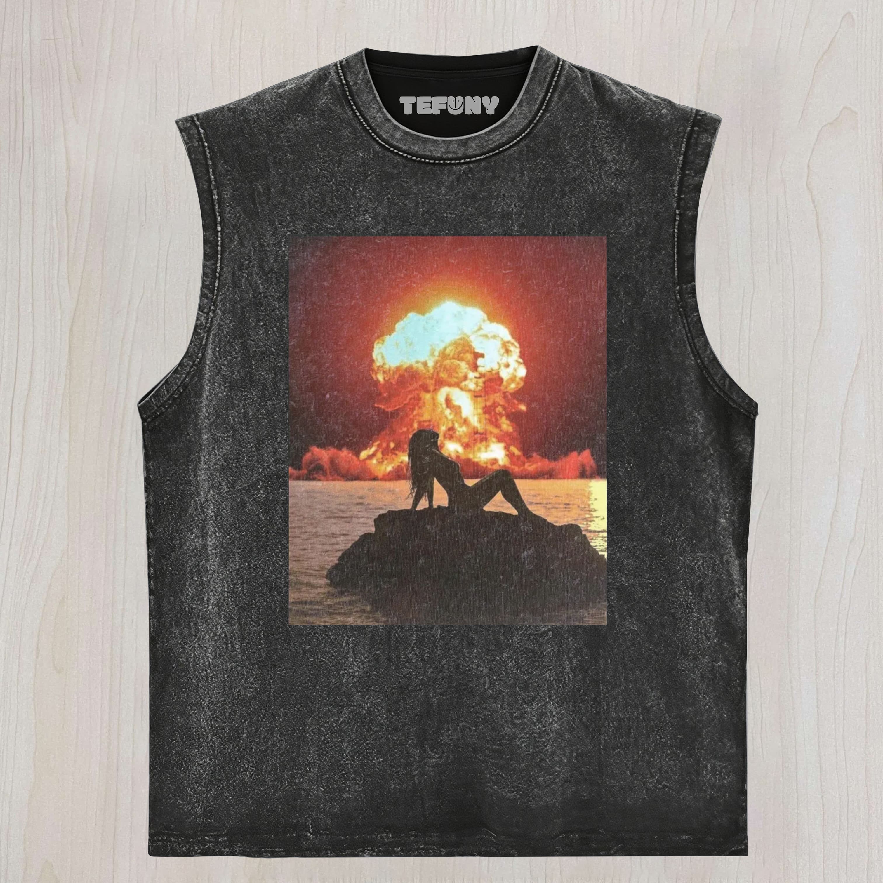 CALM BEFORE THE EXPLOSION UNISEX TEE, TANK TOP, LAYERED LS, SWEATSHIRT & HOODIE