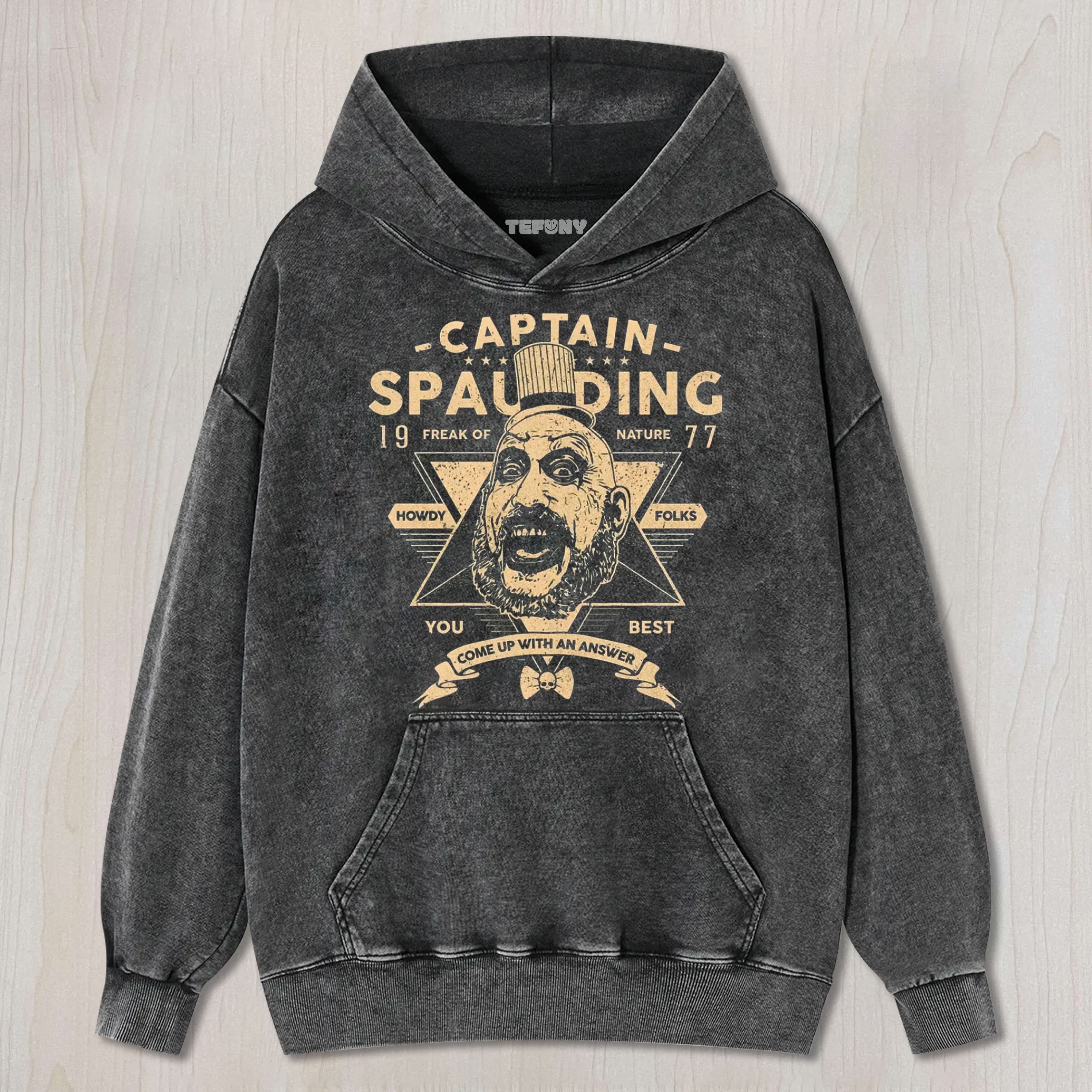 CAPTAIN SPAULDING HORROR UNISEX TEE, TANK TOP, LAYERED LS, SWEATSHIRT & HOODIE