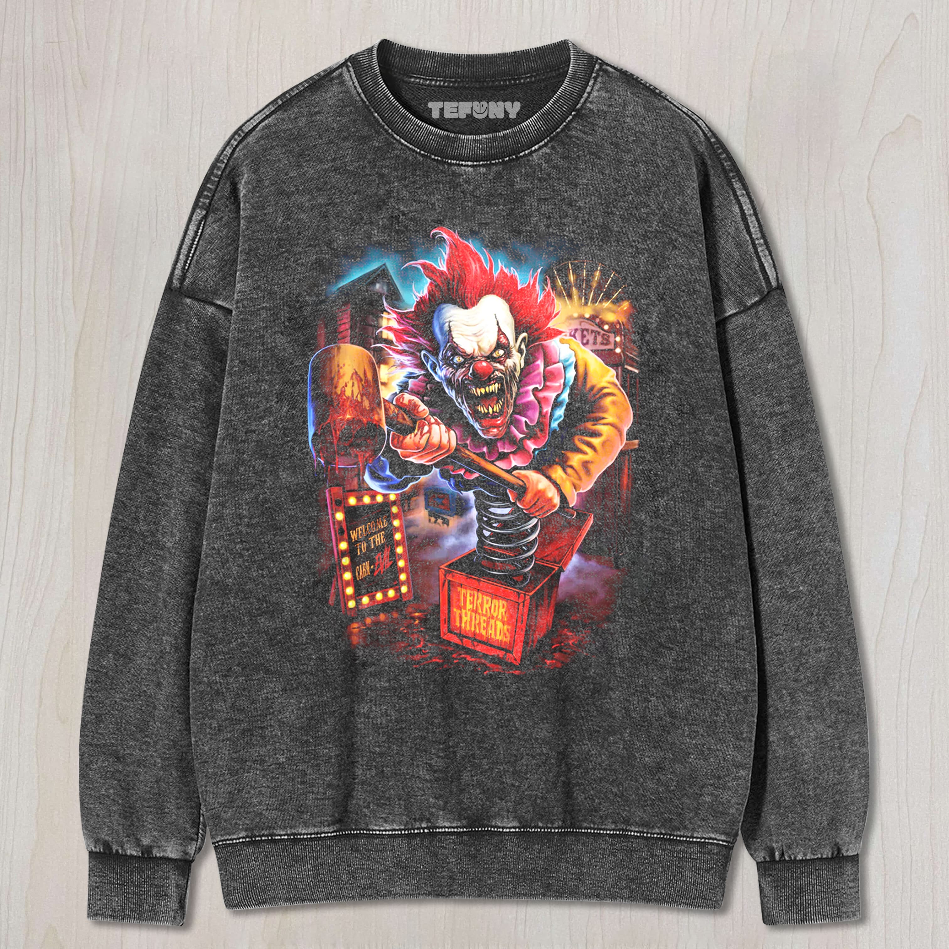 CARN-EVIL CLOWN TEE & SWEAT & HOOD