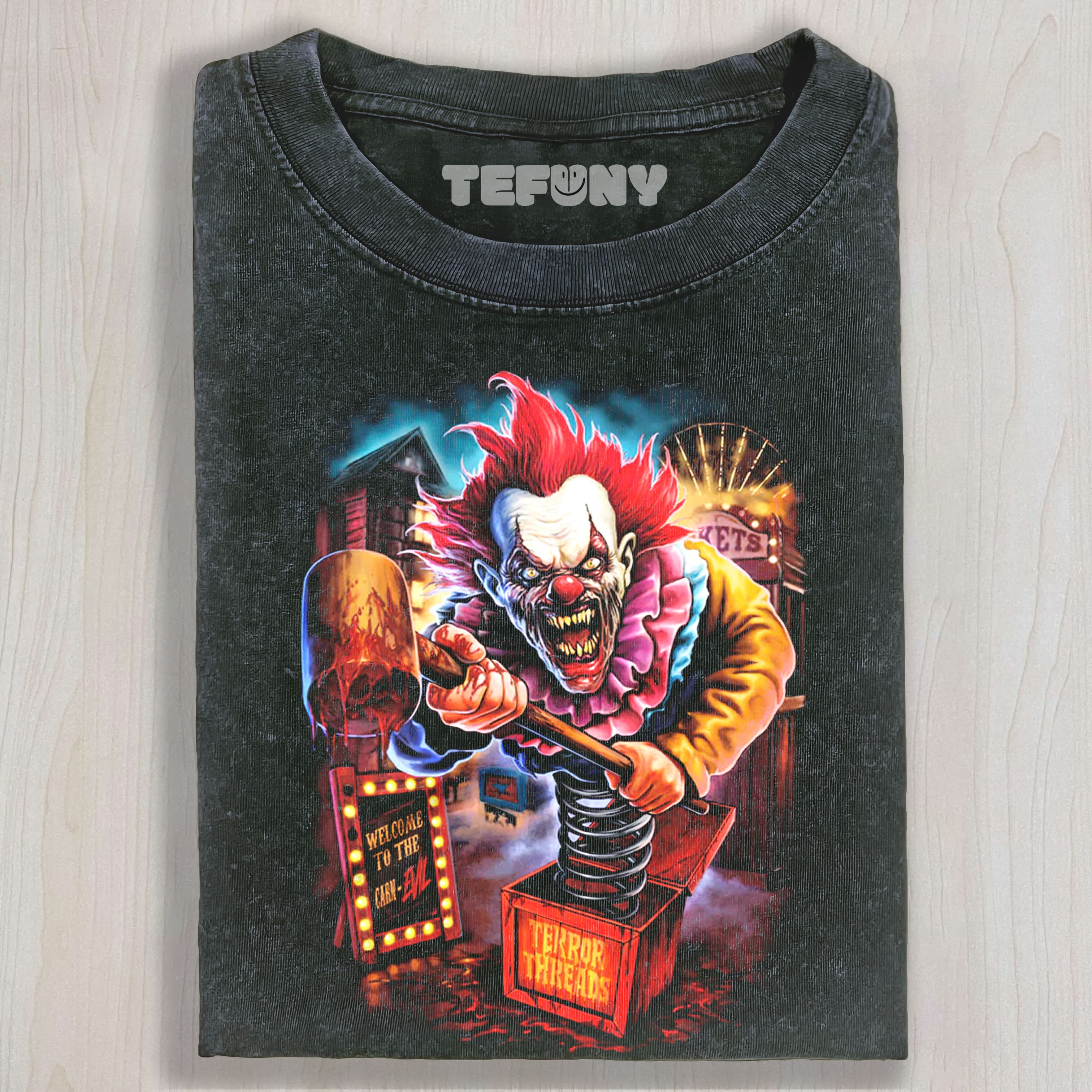 CARN-EVIL CLOWN TEE & SWEAT & HOOD