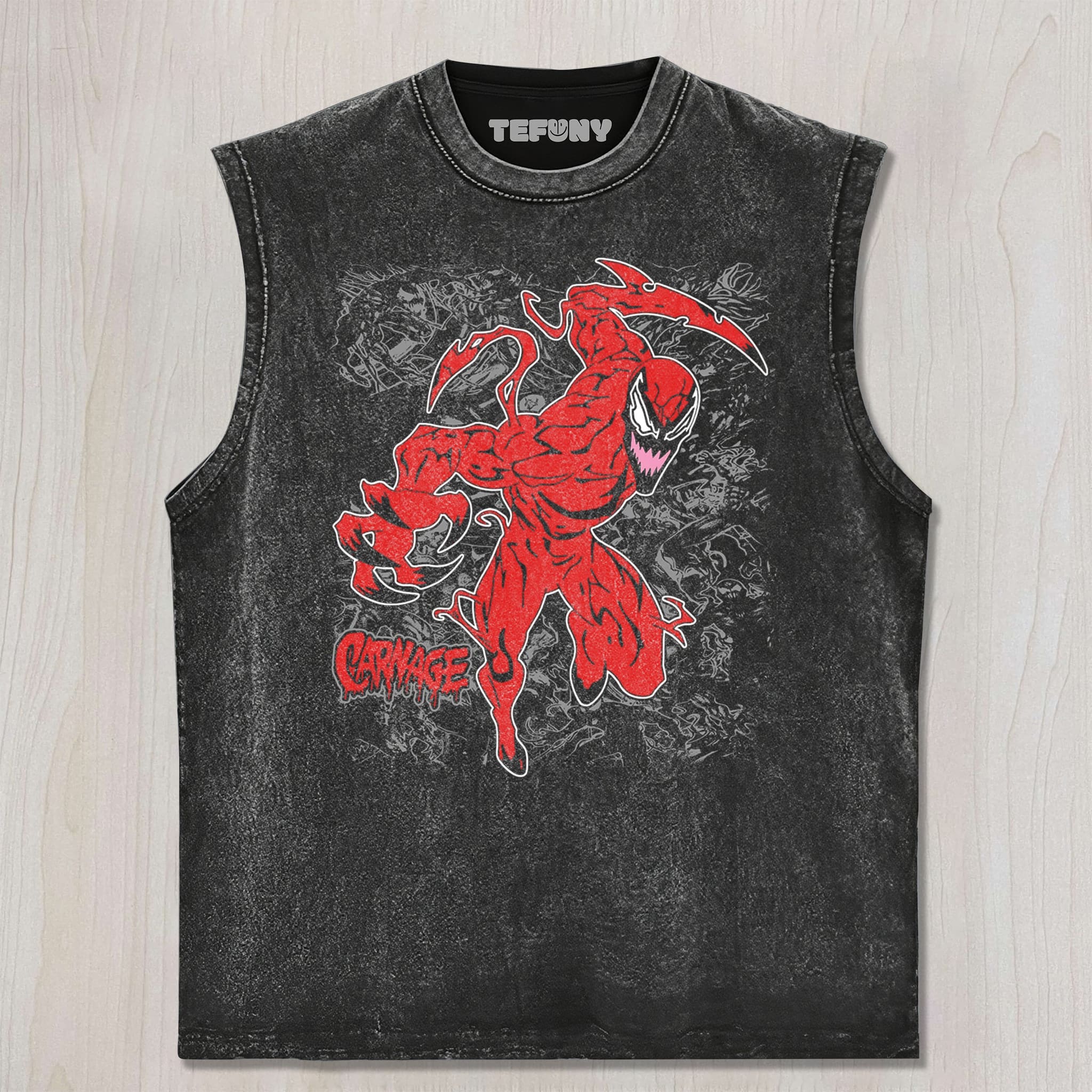 CARNAGE UNISEX TEE, TANK TOP, LAYERED LS, SWEATSHIRT & HOODIE