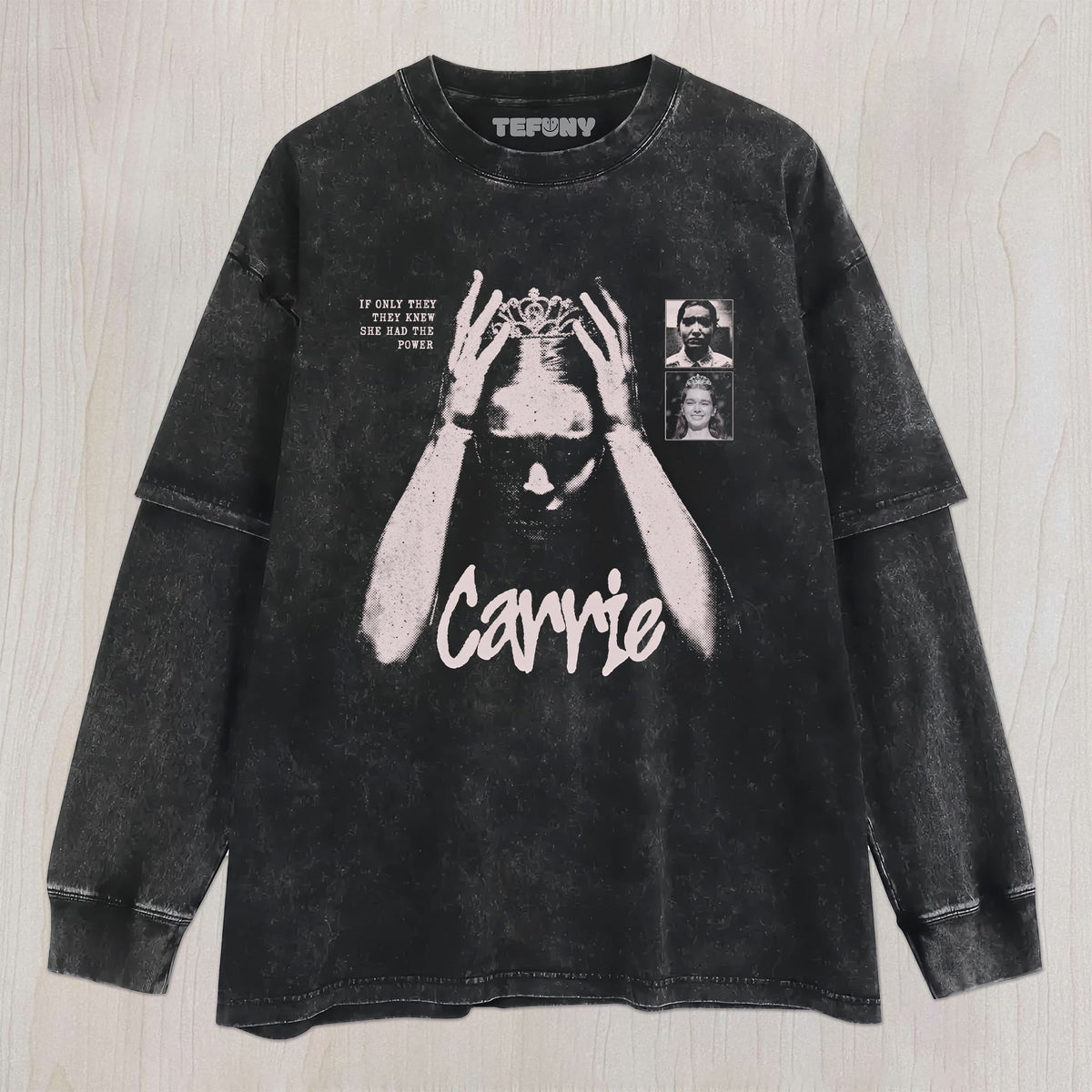 CARRIE MOVIE V3 UNISEX TEE, TANK TOP, LAYERED LS, SWEATSHIRT & HOODIE