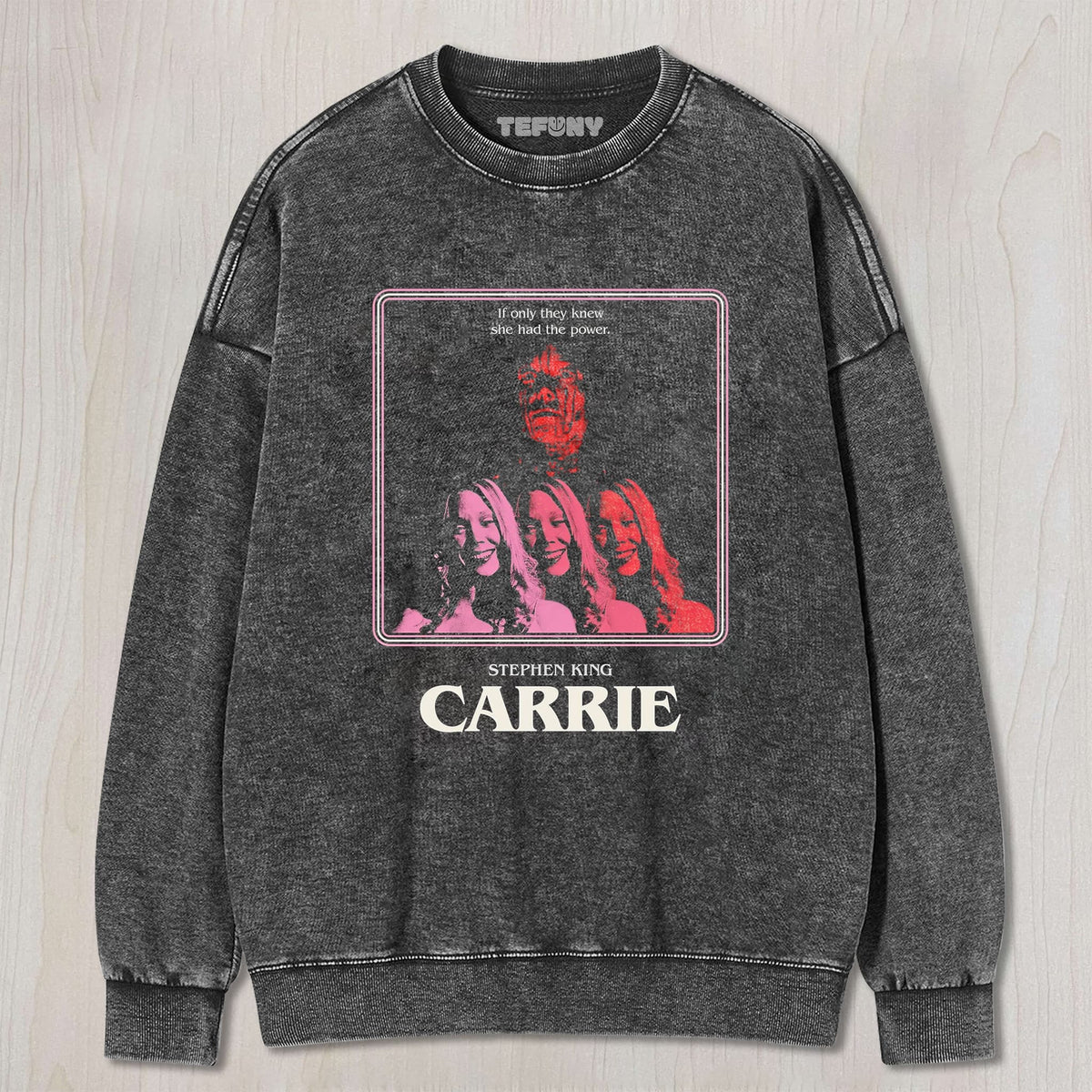 CARRIE MOVIE V5 UNISEX TEE, TANK TOP, LAYERED LS, SWEATSHIRT & HOODIE