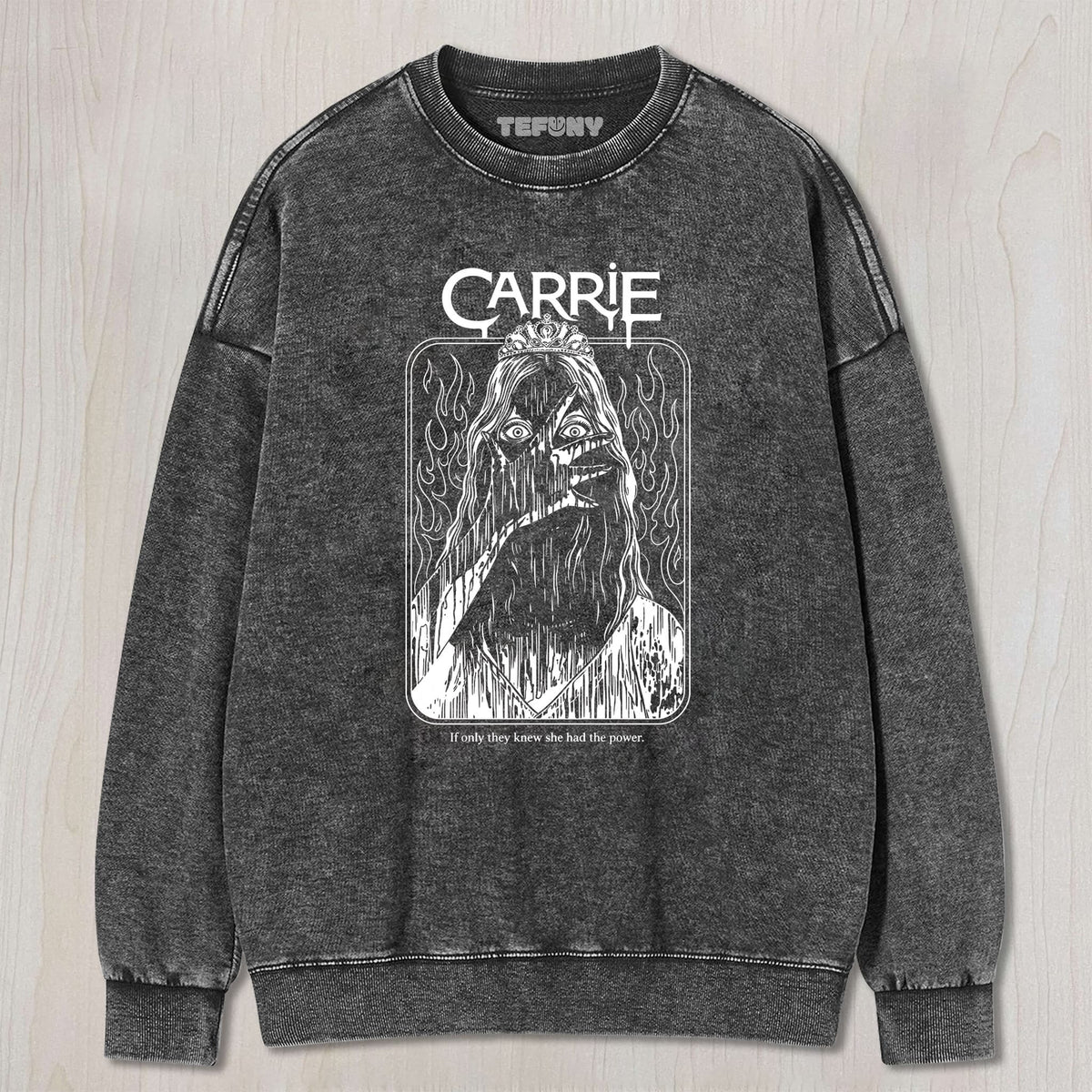 CARRIE MOVIE V6 UNISEX TEE, TANK TOP, LAYERED LS, SWEATSHIRT & HOODIE