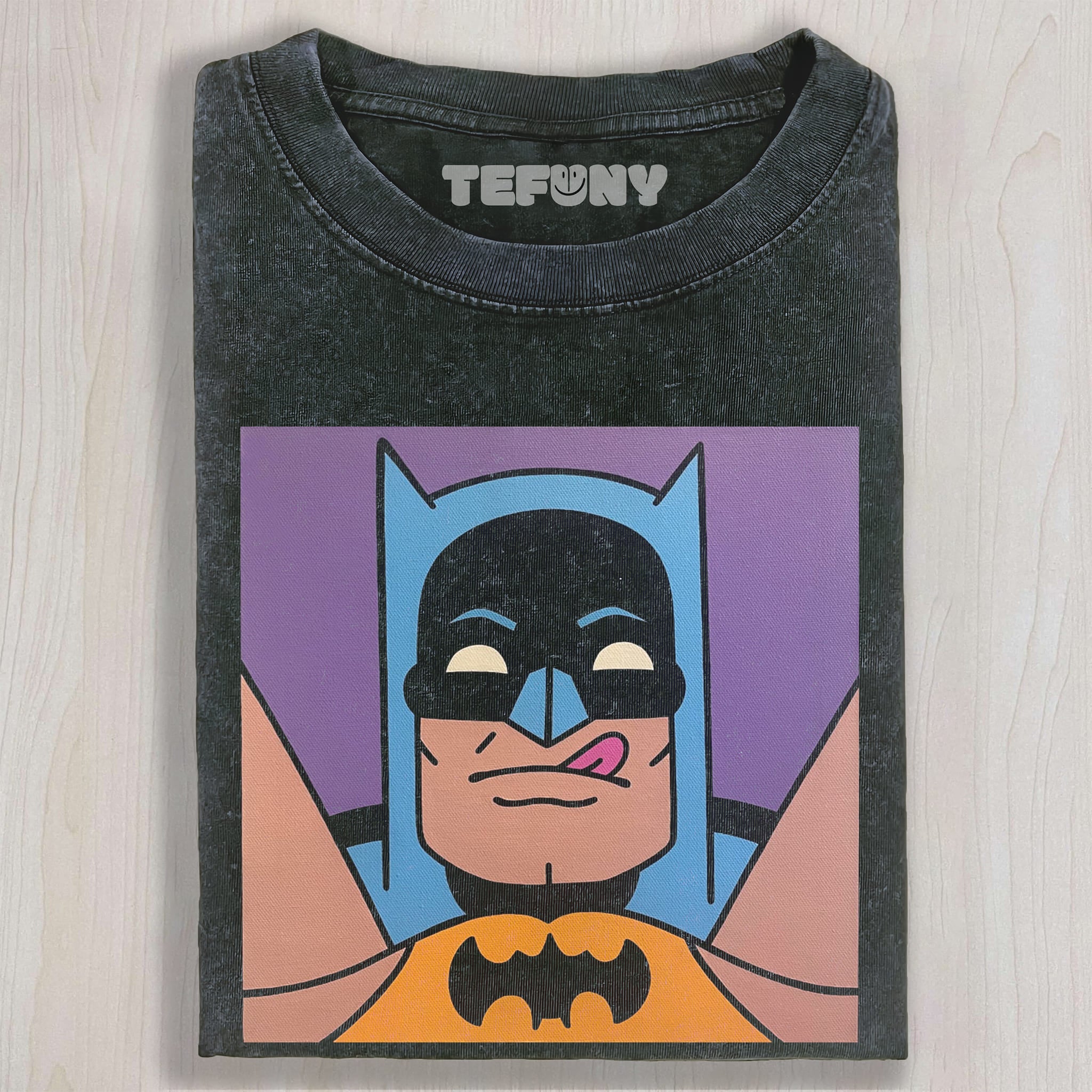 CARTOON BAT FUNNY MEME UNISEX TEE, TANK TOP, LAYERED LS, SWEATSHIRT & HOODIE