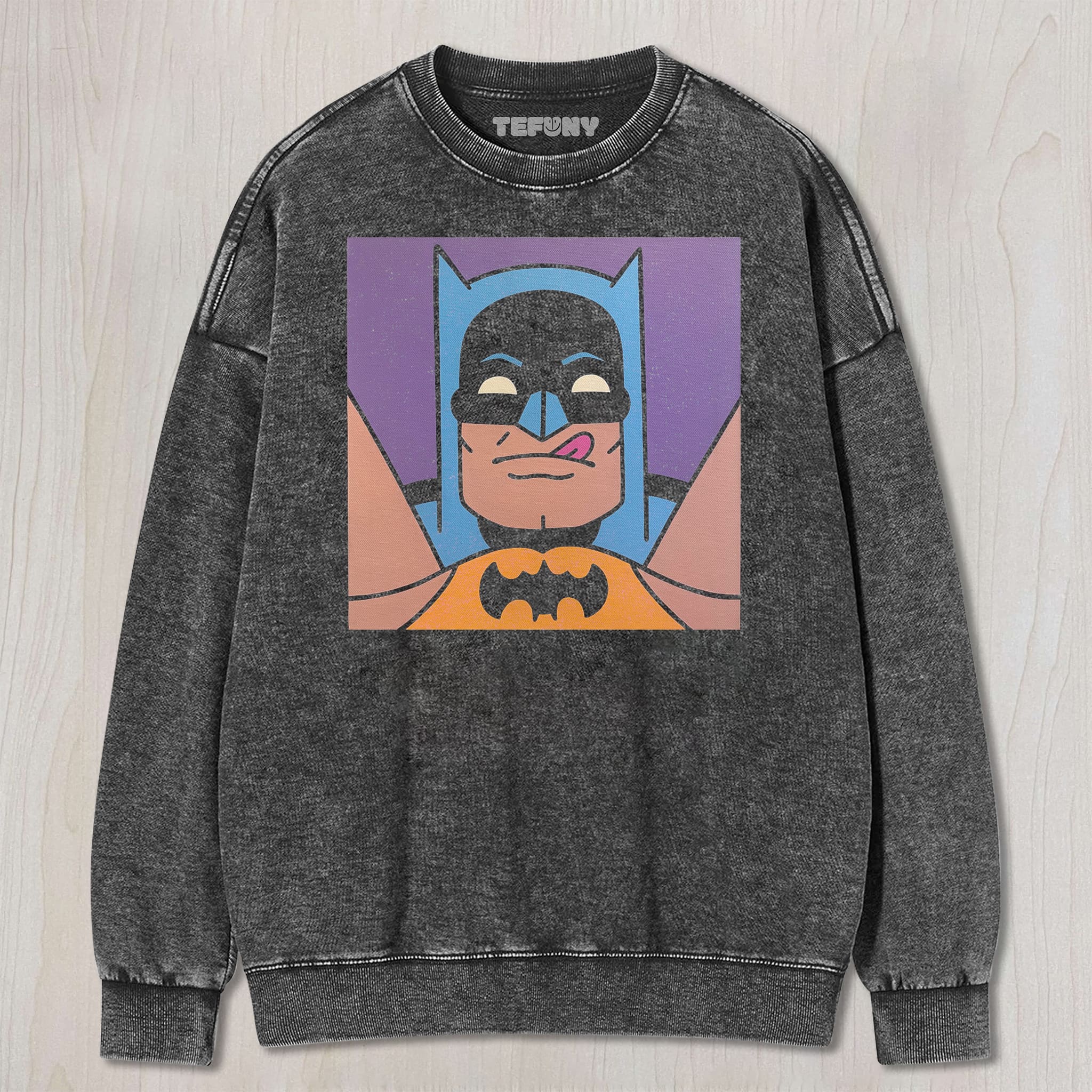 CARTOON BAT FUNNY MEME UNISEX TEE, TANK TOP, LAYERED LS, SWEATSHIRT & HOODIE