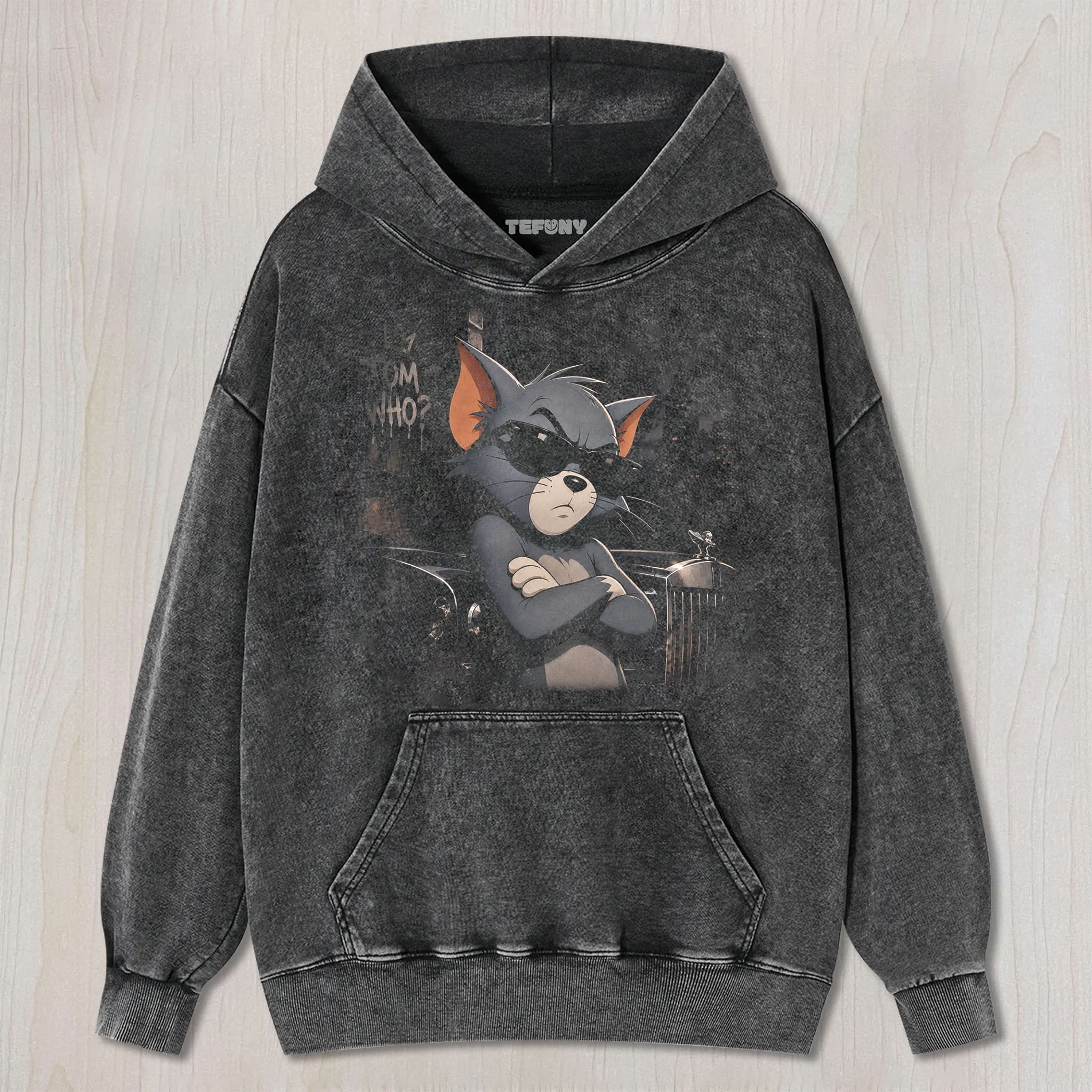 CARTOON CAT UNISEX TEE, TANK TOP, LAYERED LS, SWEATSHIRT & HOODIE