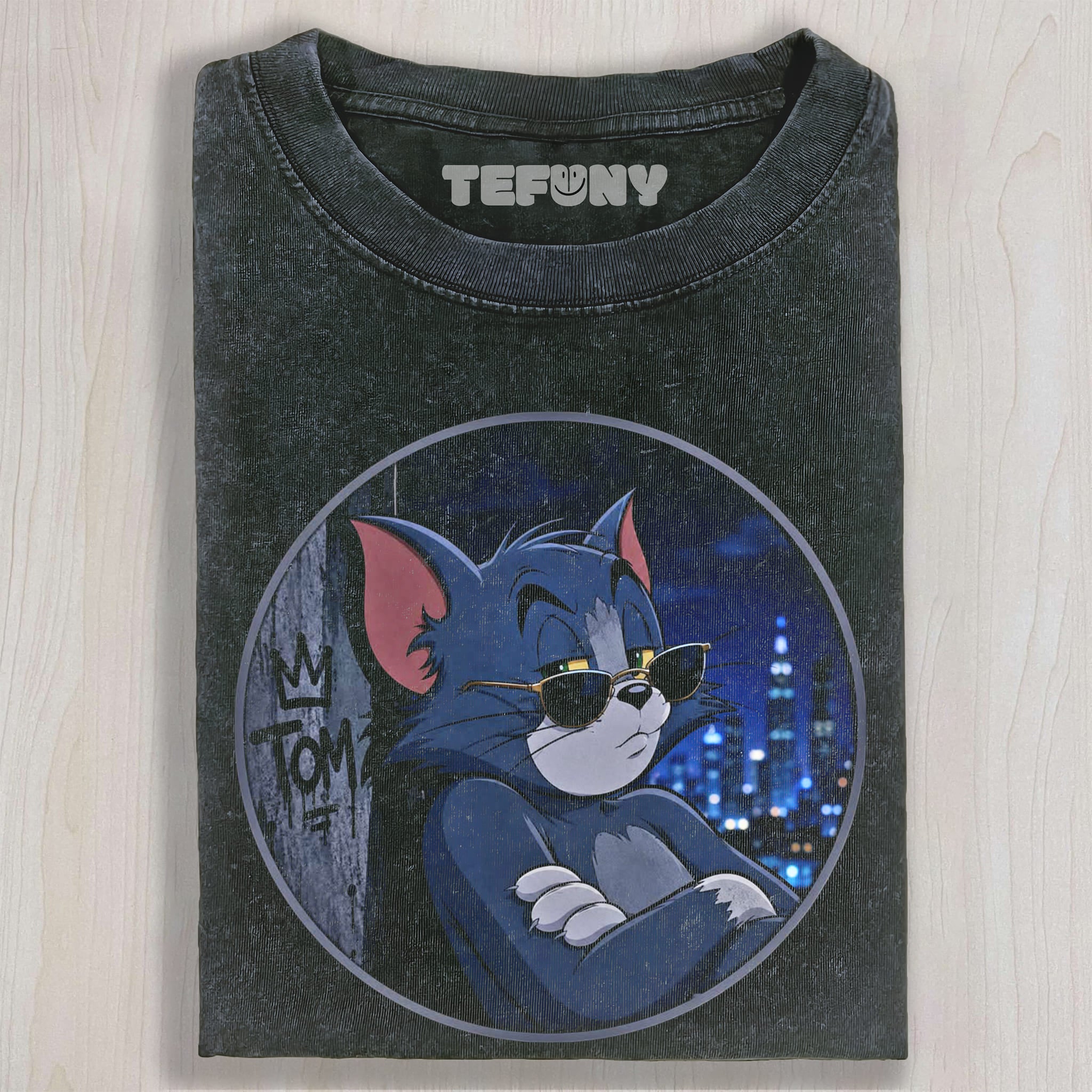 CARTOON COOL CAT UNISEX TEE, TANK TOP, LAYERED LS, SWEATSHIRT & HOODIE