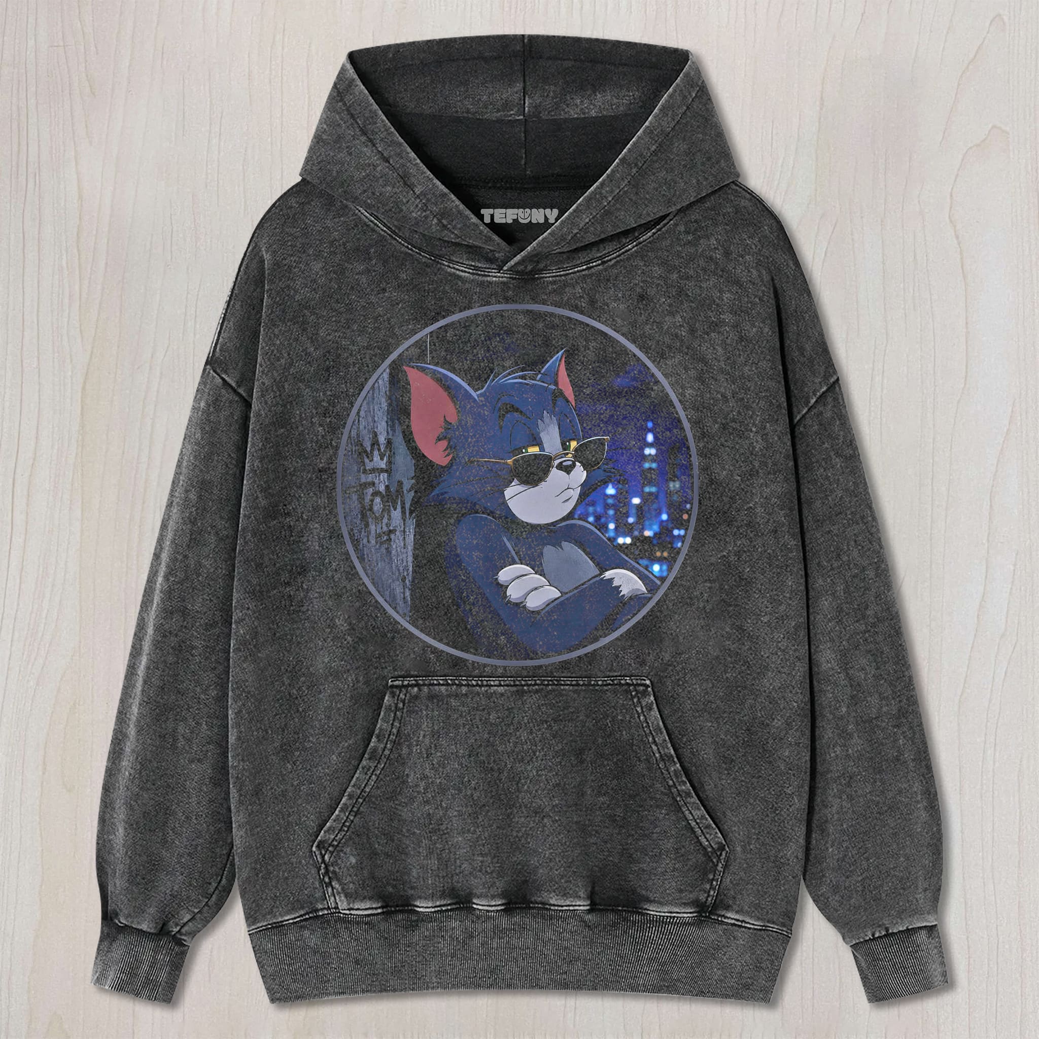 CARTOON COOL CAT UNISEX TEE, TANK TOP, LAYERED LS, SWEATSHIRT & HOODIE