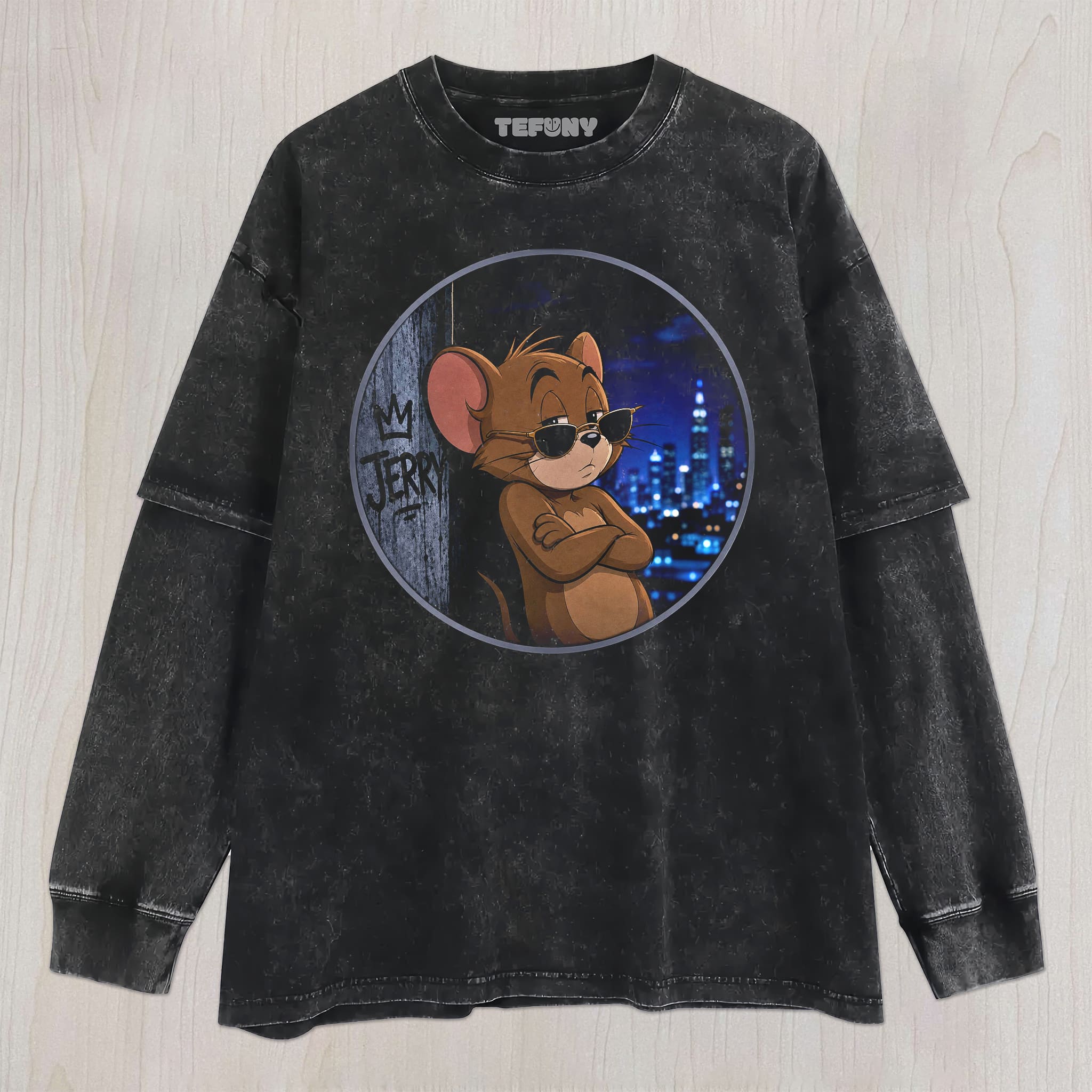 CARTOON COOL MOUSE UNISEX TEE, TANK TOP, LAYERED LS, SWEATSHIRT & HOODIE