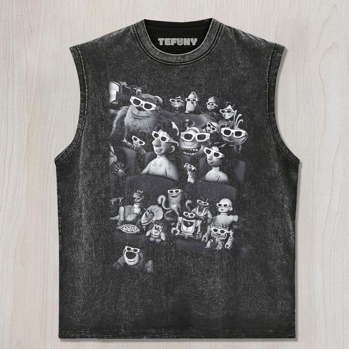 CARTOON GROUP PHOTO UNISEX TEE, TANK TOP, LAYERED LS, SWEATSHIRT & HOODIE