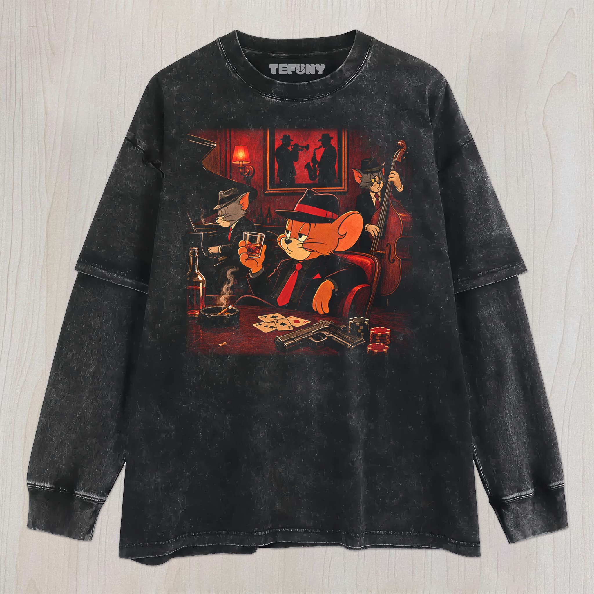 CARTOON MOUSE V1 UNISEX TEE, TANK TOP, LAYERED LS, SWEATSHIRT & HOODIE