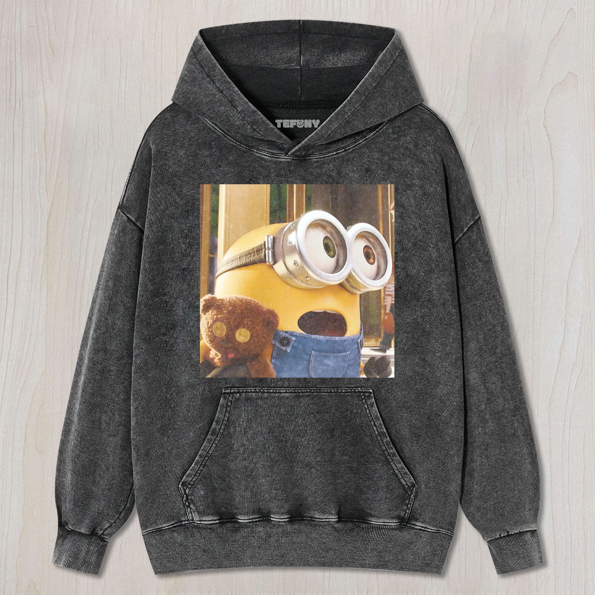 CARTOON YELLOW FIGURE UNISEX TEE, TANK TOP, LAYERED LS, SWEATSHIRT & HOODIE