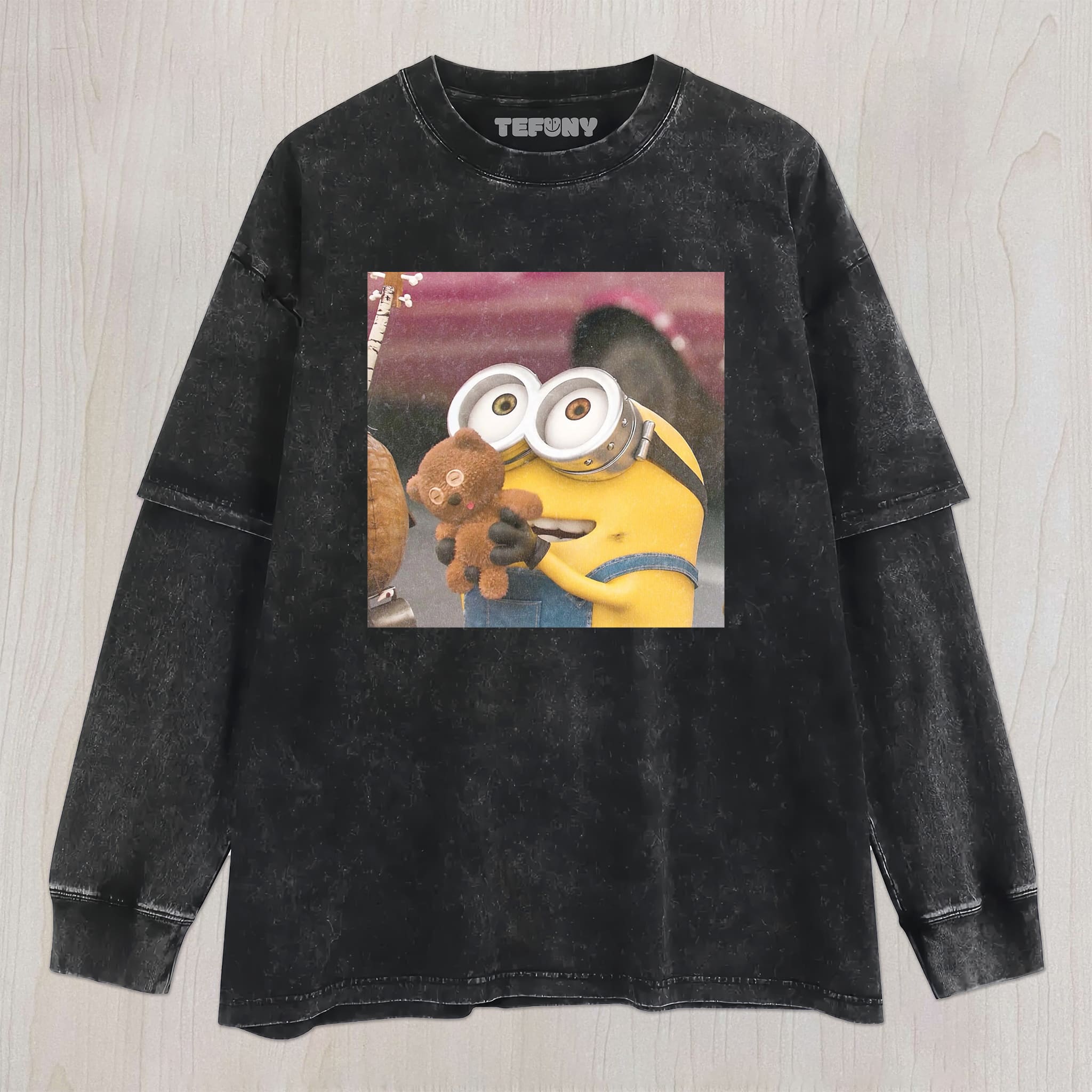 CARTOON YELLOW FIGURE V4 UNISEX TEE, TANK TOP, LAYERED LS, SWEATSHIRT & HOODIE