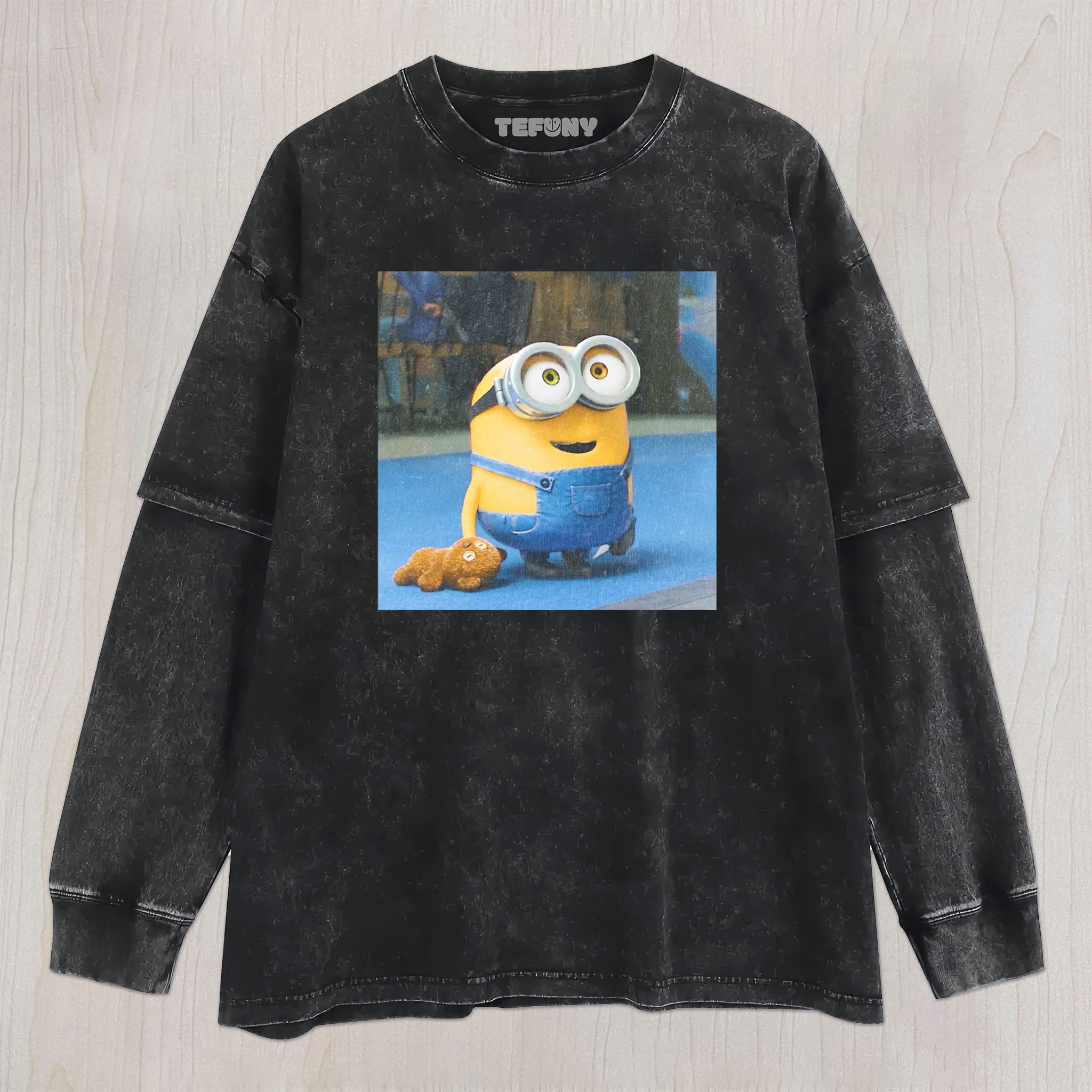 CARTOON YELLOW FIGURE V5 UNISEX TEE, TANK TOP, LAYERED LS, SWEATSHIRT & HOODIE