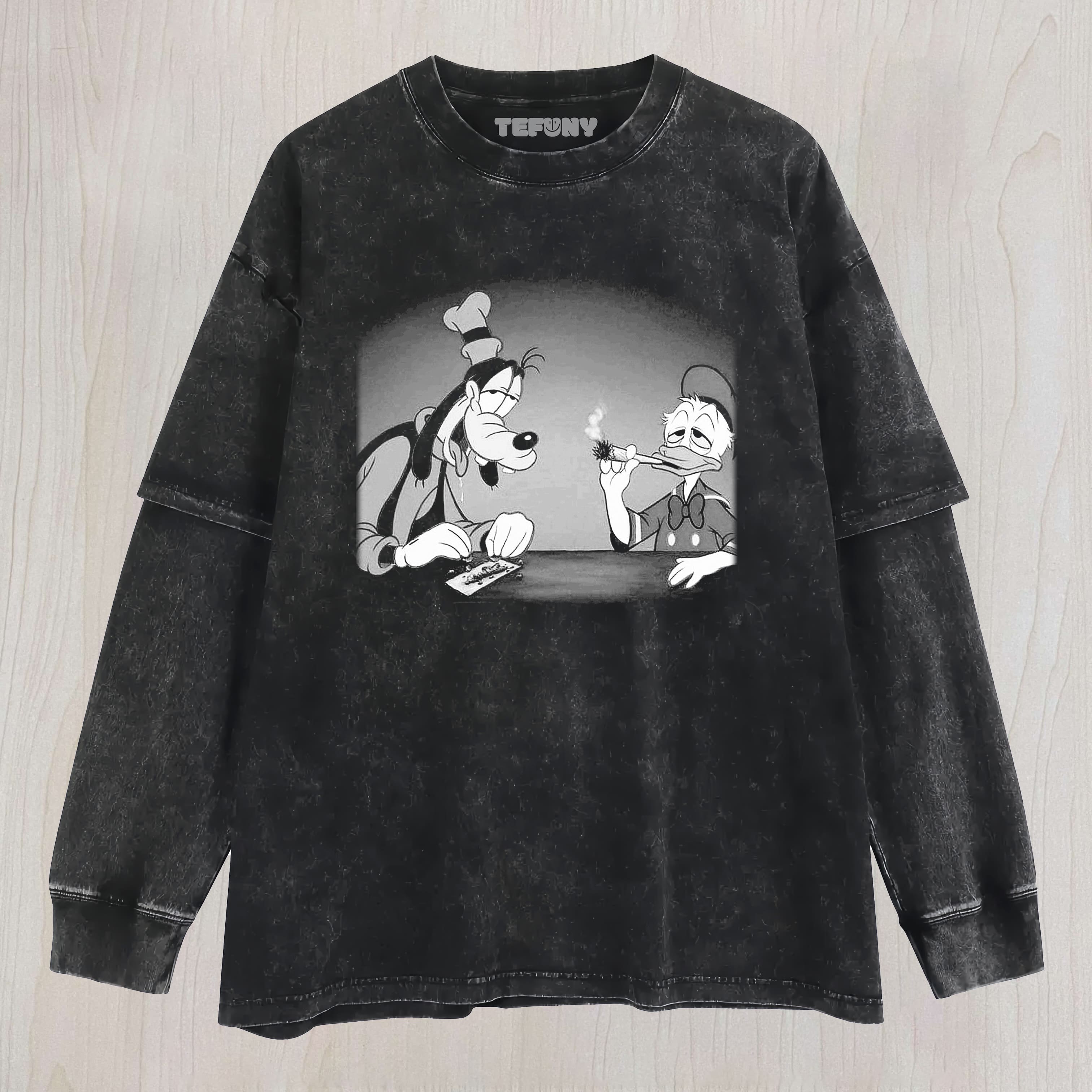 CARTOON MEME UNISEX TEE, TANK TOP, LAYERED LS, SWEATSHIRT & HOODIE