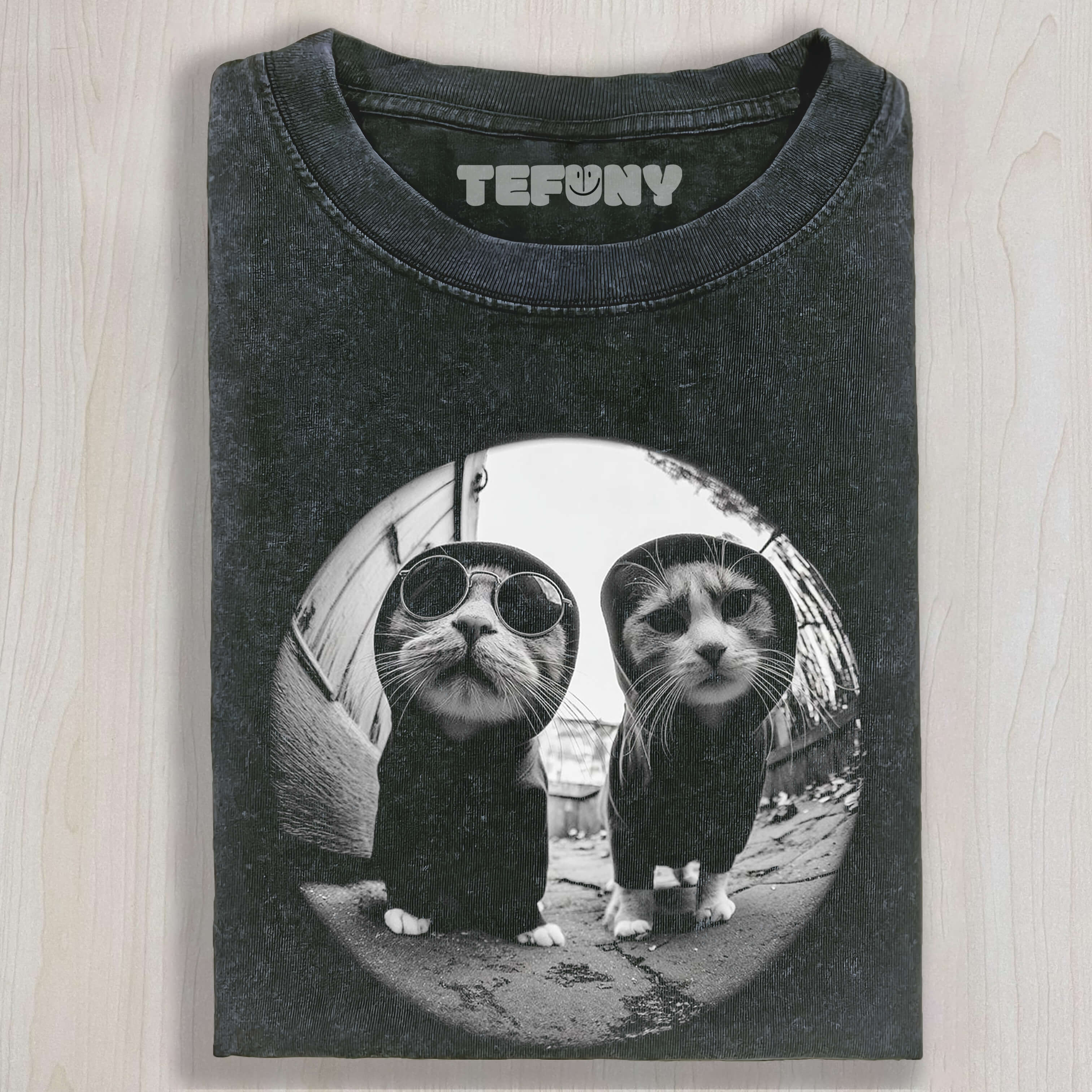 CAT GANG (TWO CATS) TEE & SWEAT & HOOD