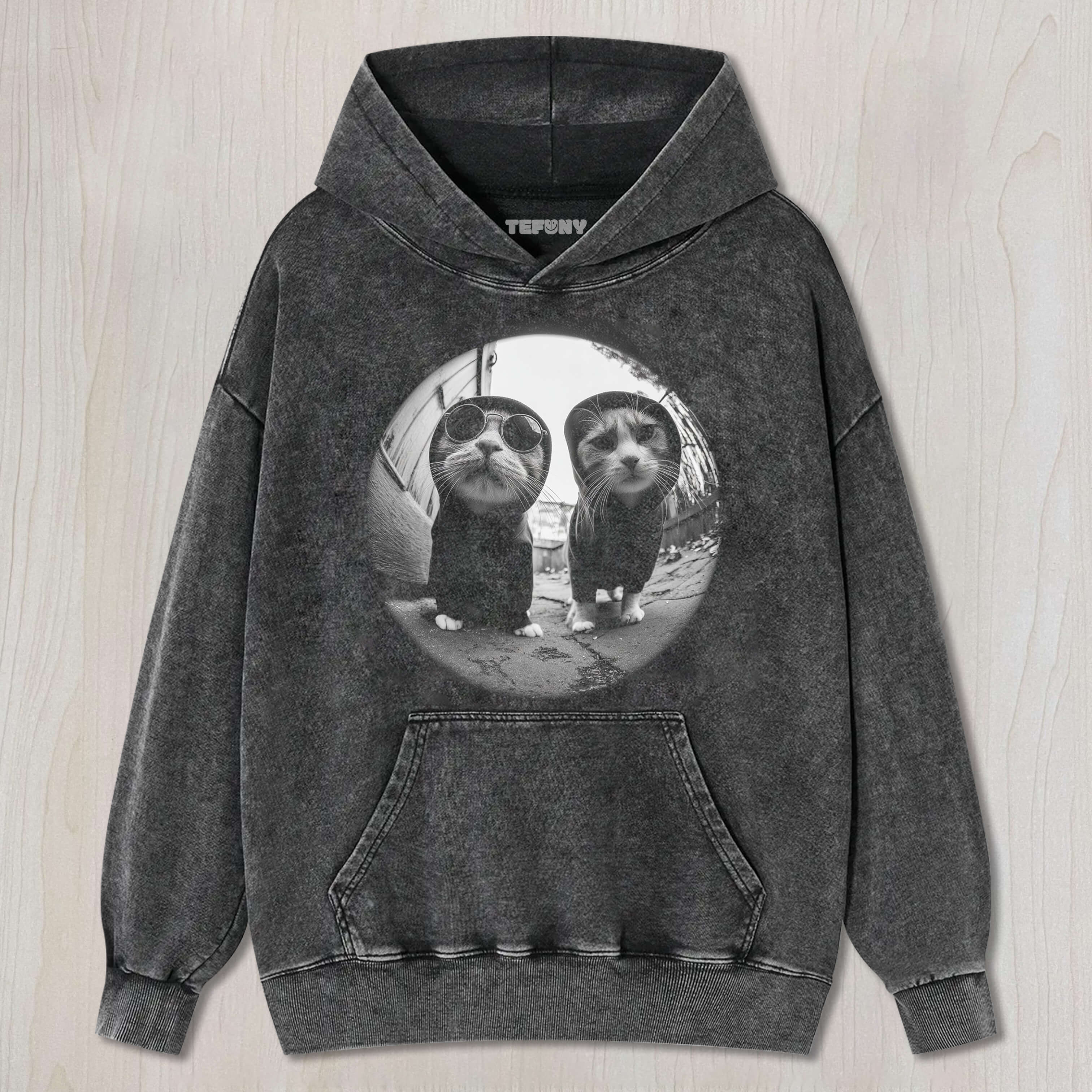 CAT GANG (TWO CATS) TEE & SWEAT & HOOD