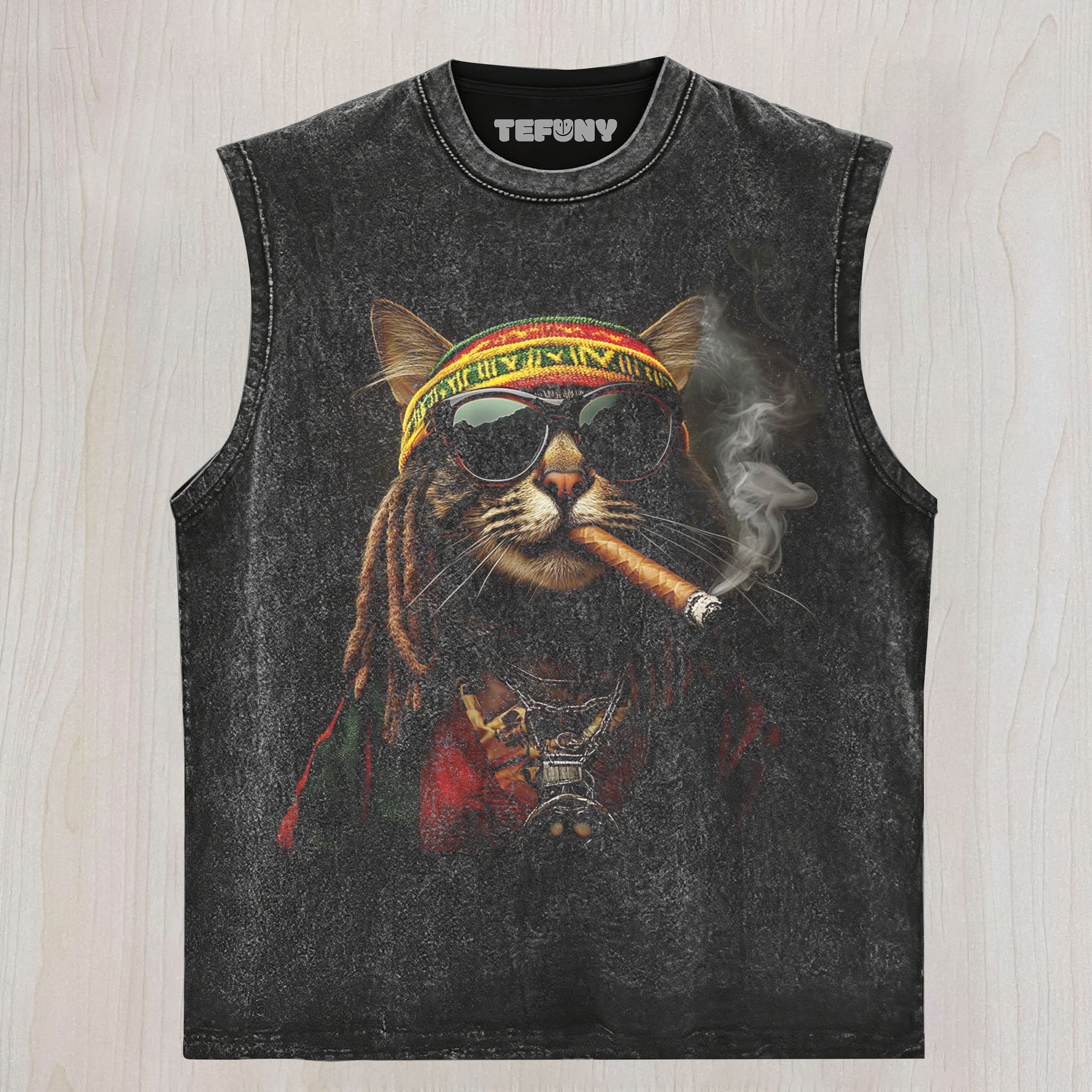 CAT SMOKE UNISEX TEE, TANK TOP, LAYERED LS, SWEATSHIRT & HOODIE