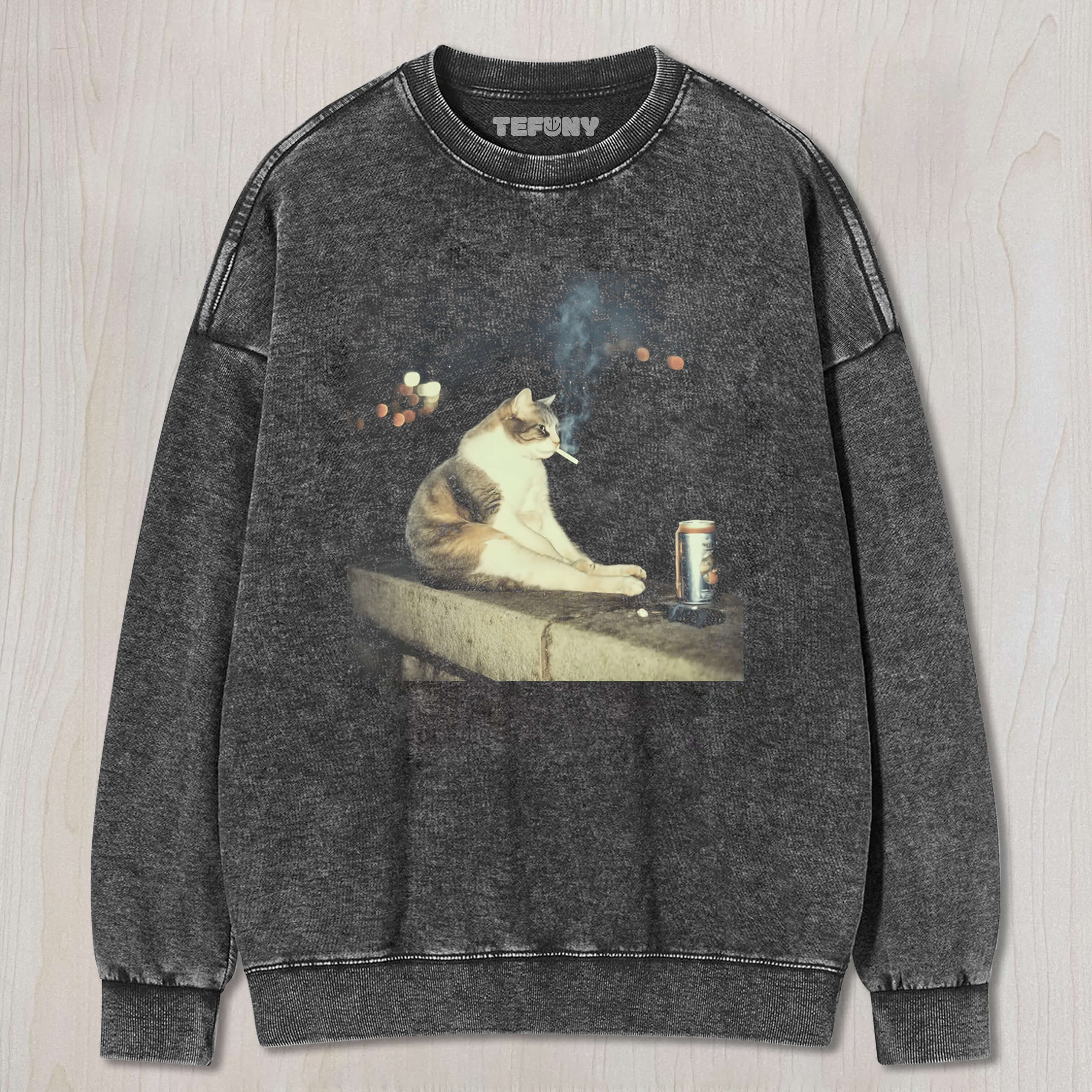 CATS SMOKING V1 TEE & SWEAT & HOOD