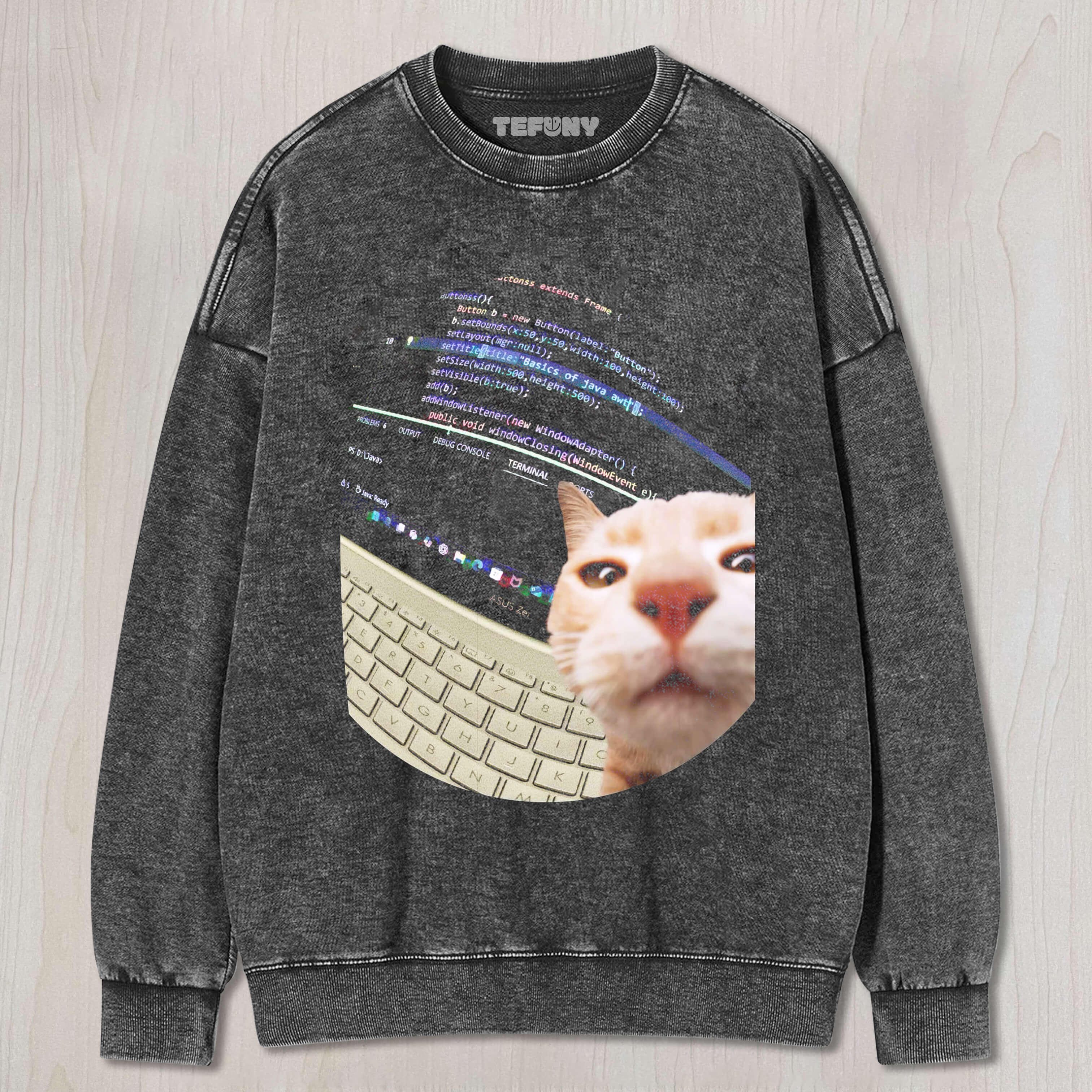 CATS AT WORK T-SHIRT