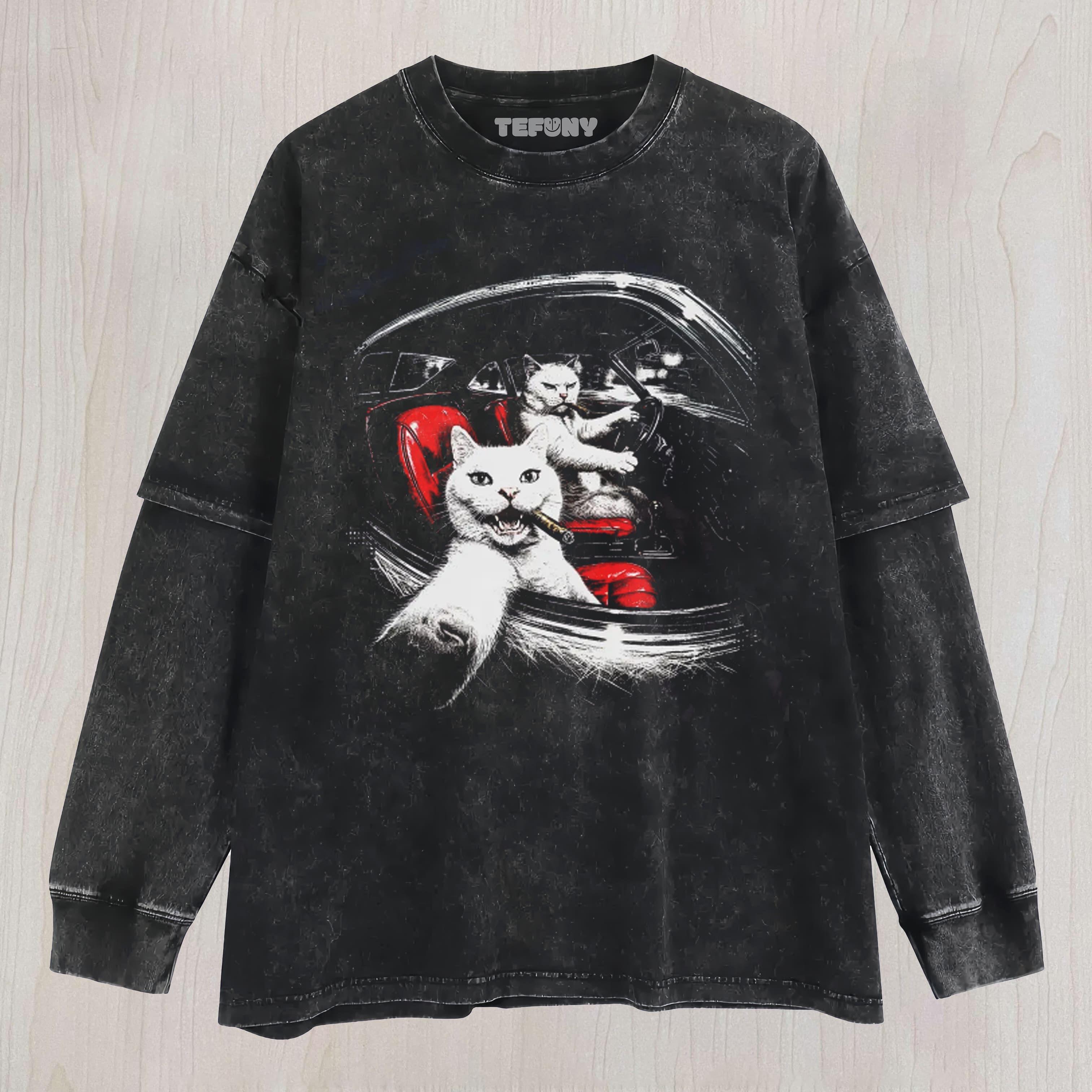 CAT UNISEX TEE, TANK TOP, LAYERED LS, SWEATSHIRT & HOODIE