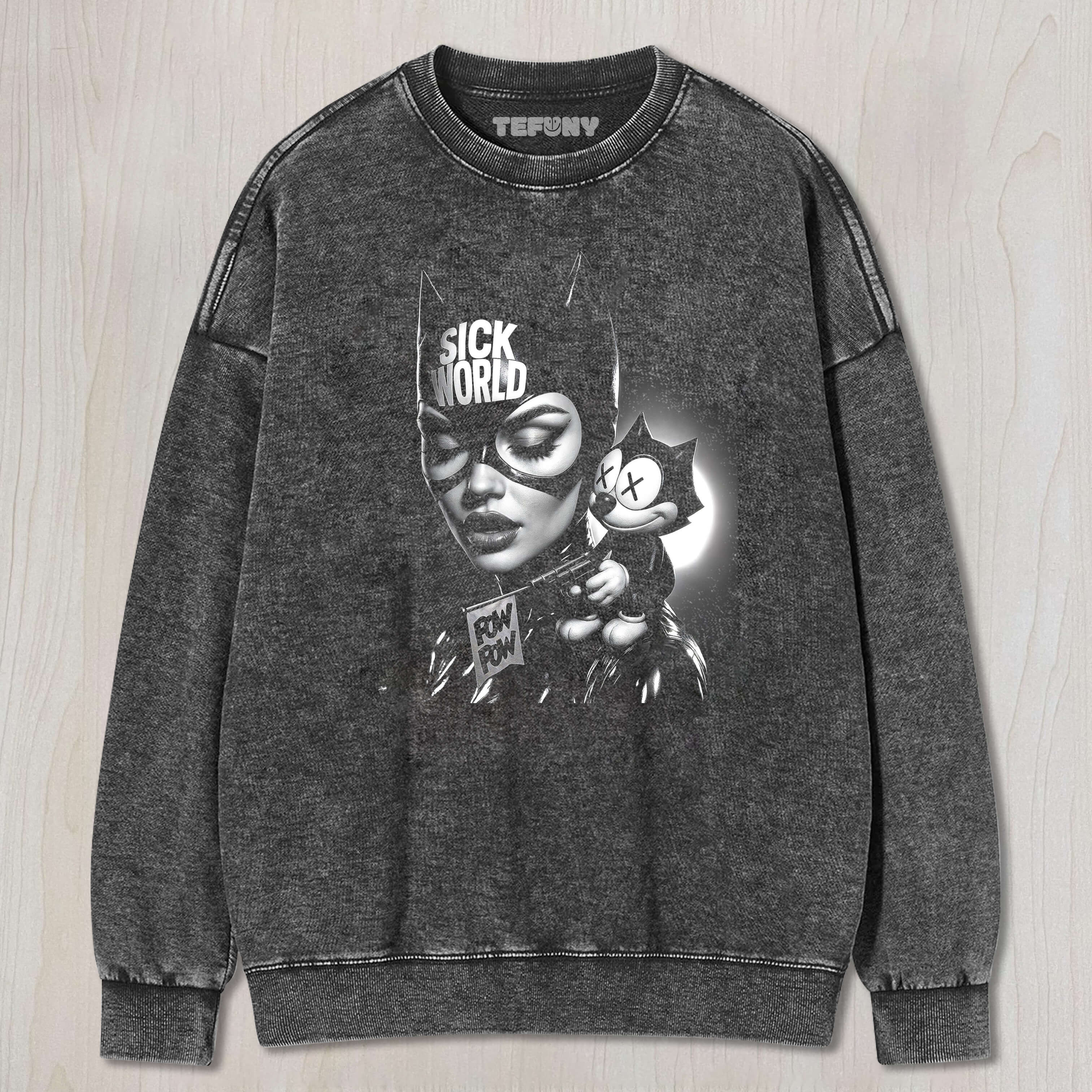 CATWOMAN AND FELIX TEE & SWEAT & HOOD