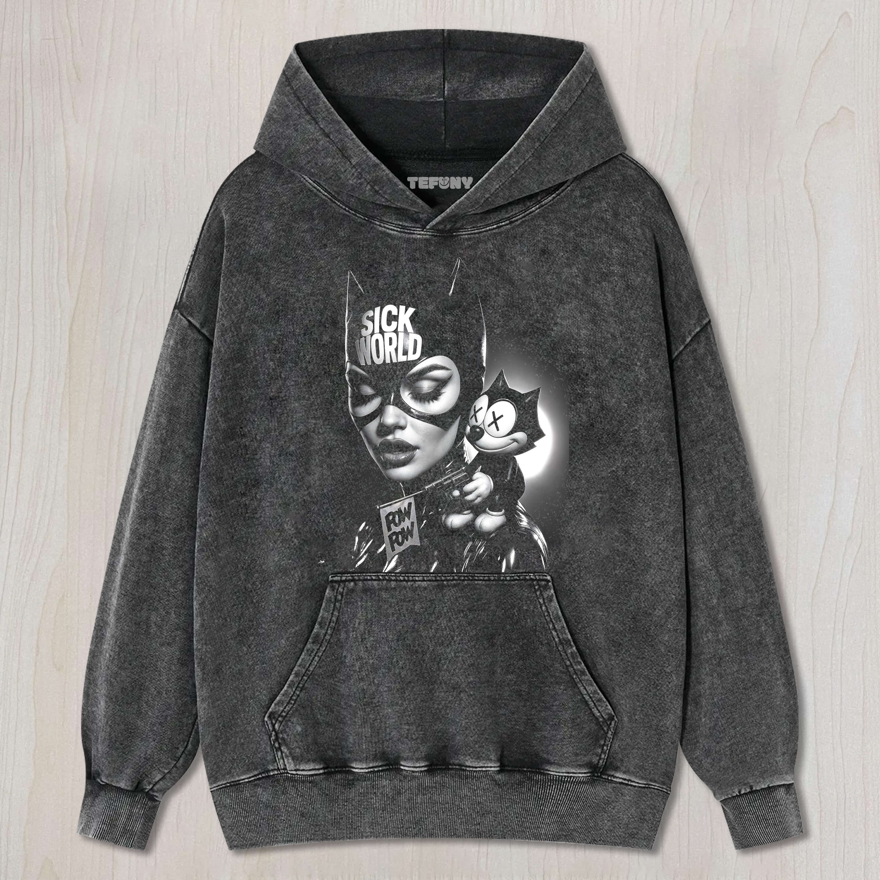 CATWOMAN AND FELIX TEE & SWEAT & HOOD