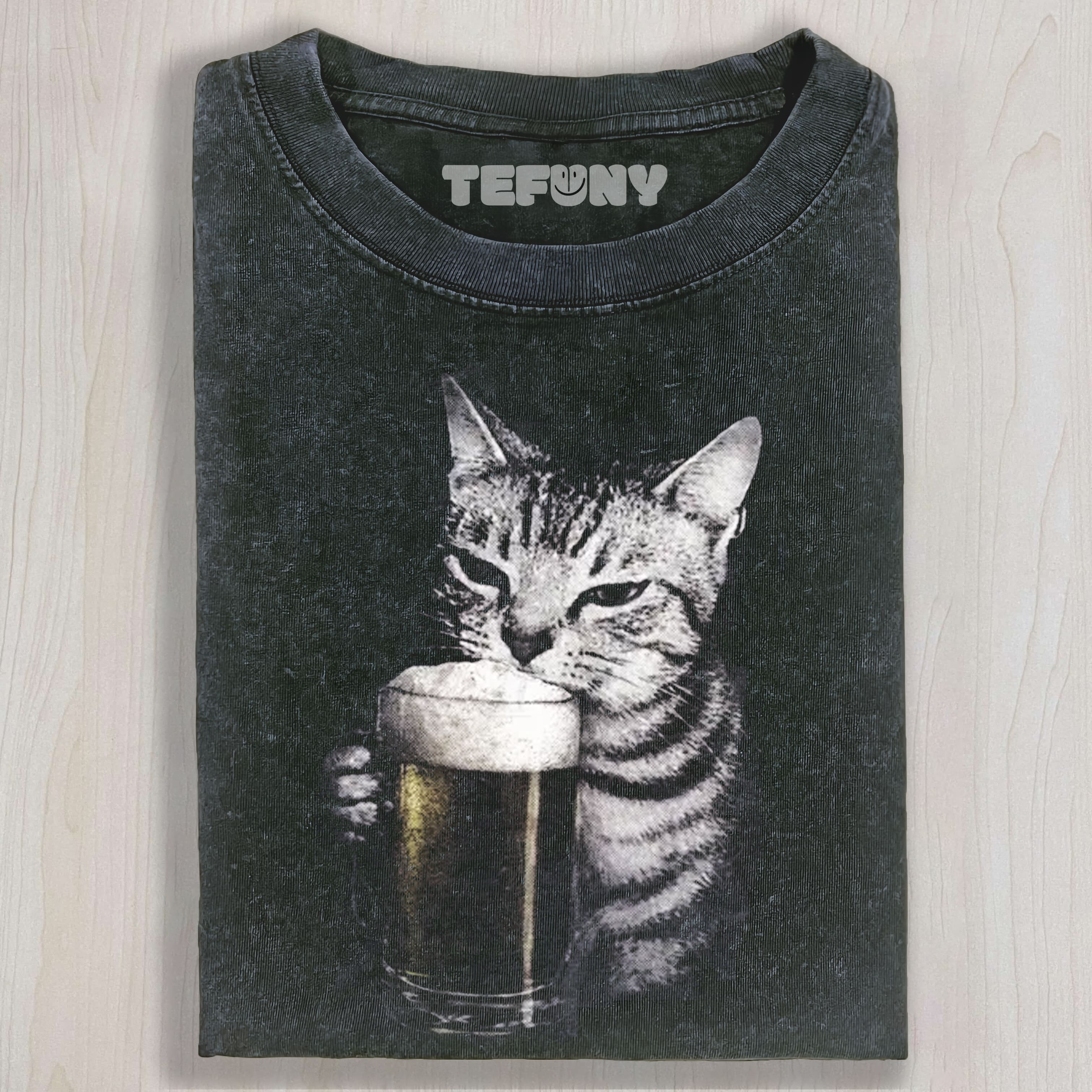 CAT BEER MEME UNISEX TEE, TANK TOP, LAYERED LS, SWEATSHIRT & HOODIE