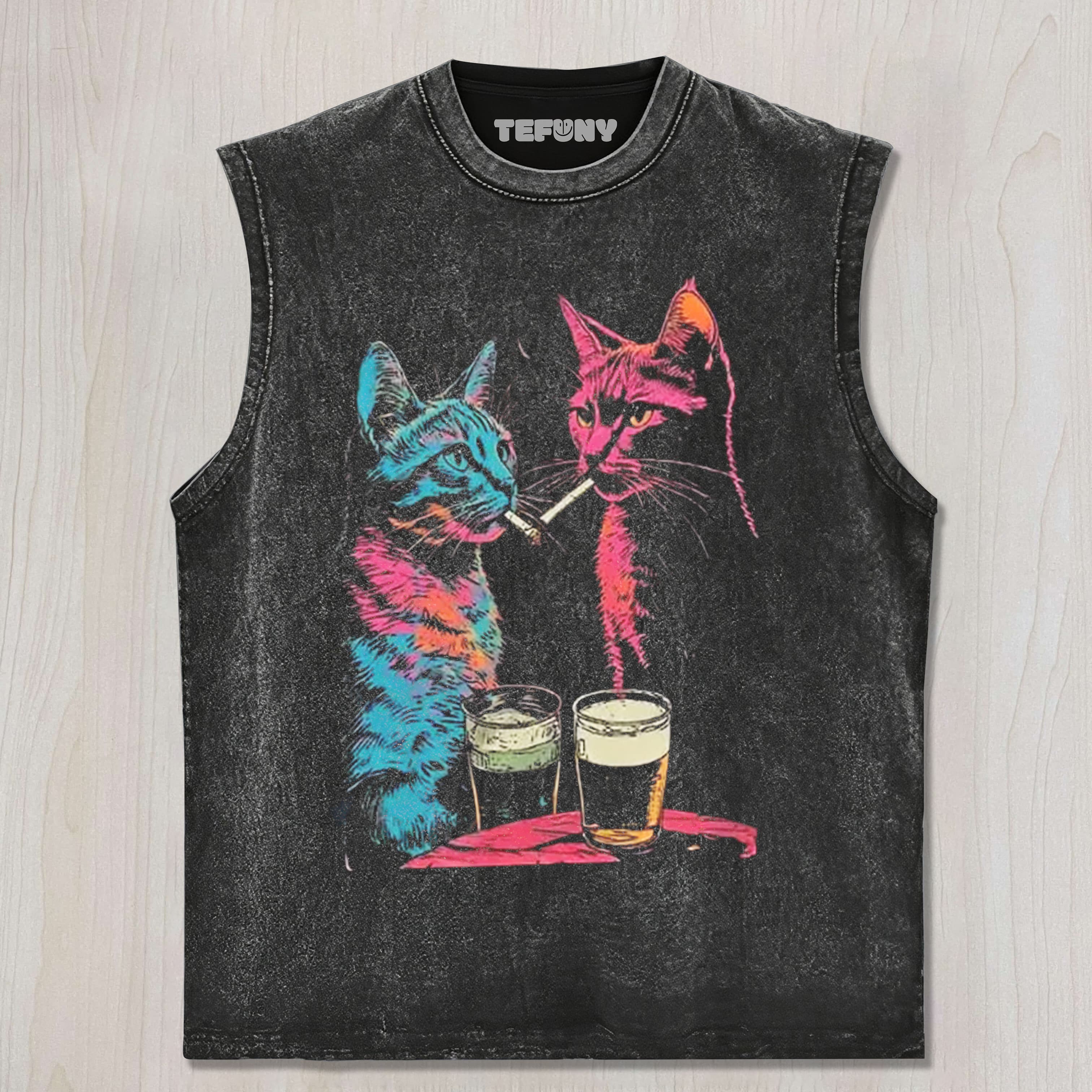 CAT BEER MEME V2 UNISEX TEE, TANK TOP, LAYERED LS, SWEATSHIRT & HOODIE