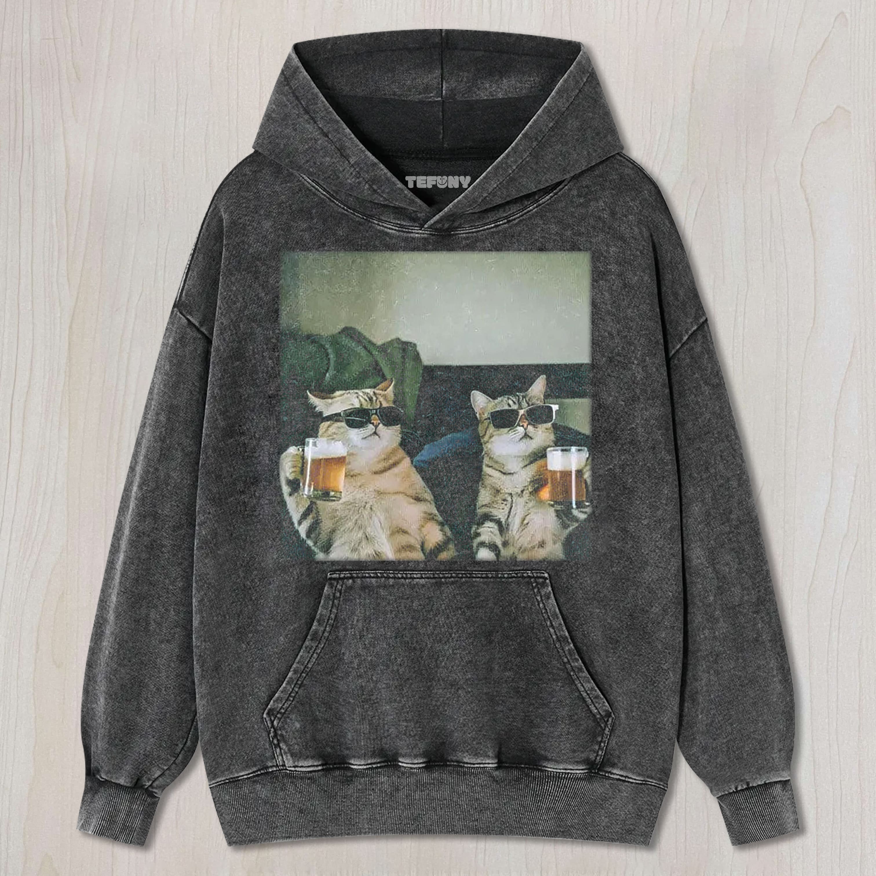 CAT BEER MEME V5 UNISEX TEE, TANK TOP, LAYERED LS, SWEATSHIRT & HOODIE