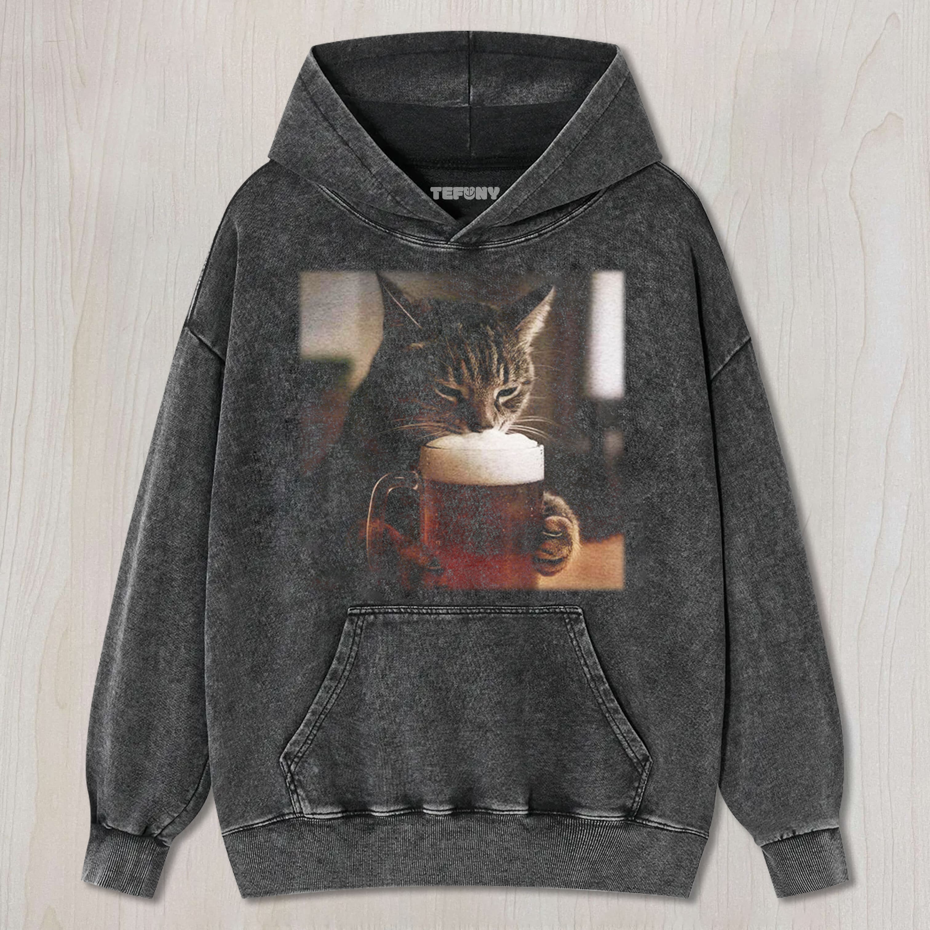 CAT BEER MEME V7 UNISEX TEE, TANK TOP, LAYERED LS, SWEATSHIRT & HOODIE