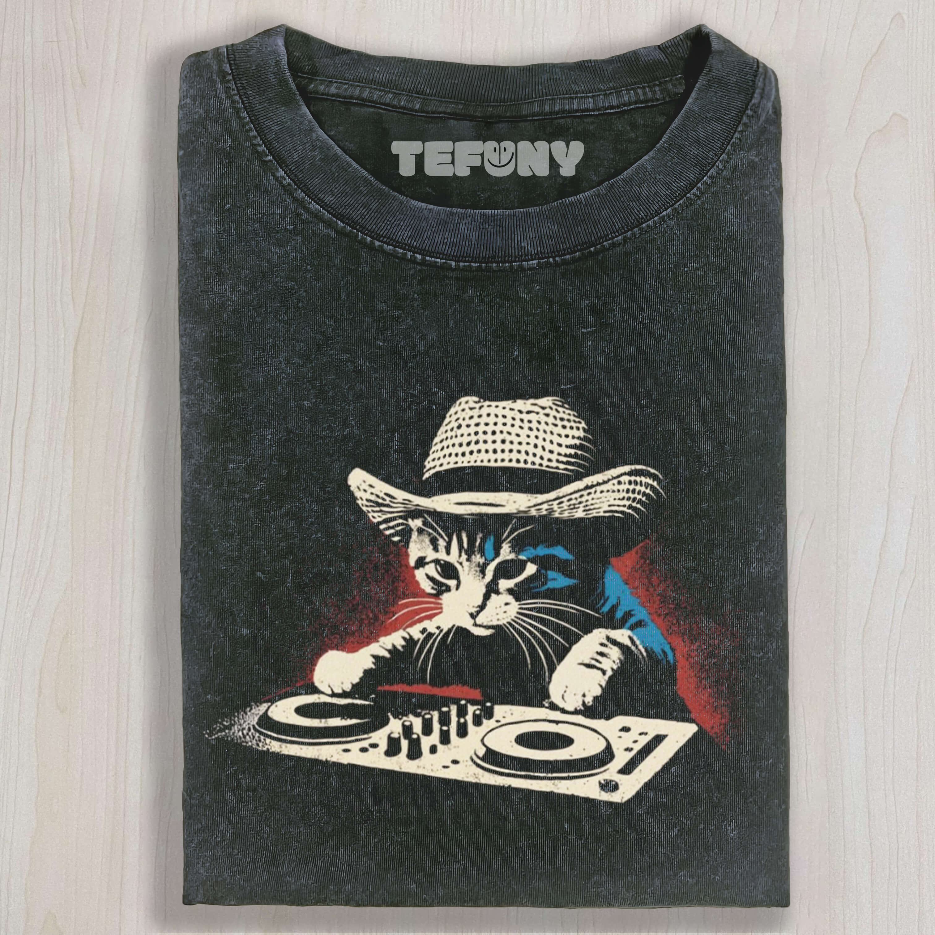 CAT DJ T-SHIRT V1