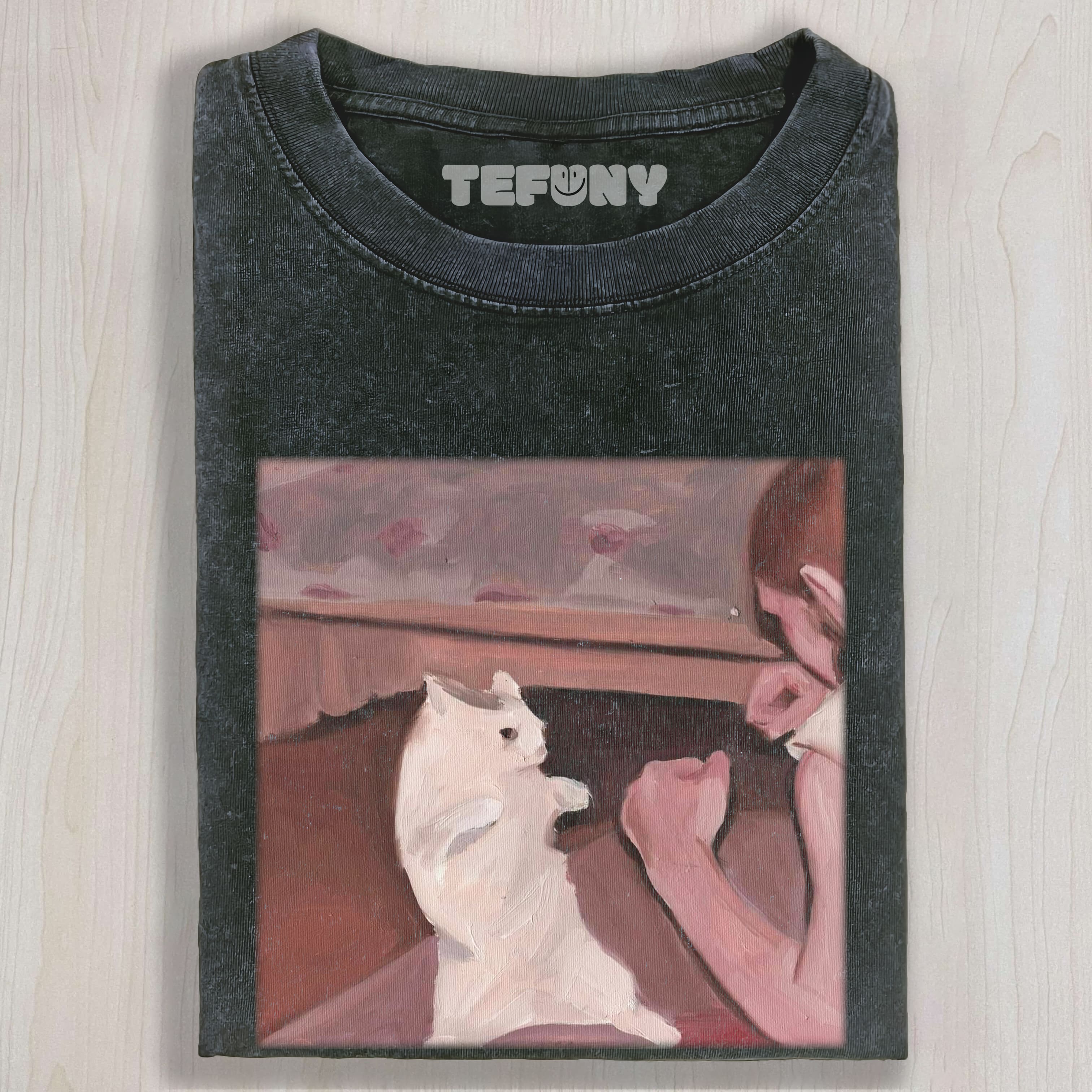 CAT MEME (PAINTING) V10 TEE & SWEAT & HOOD