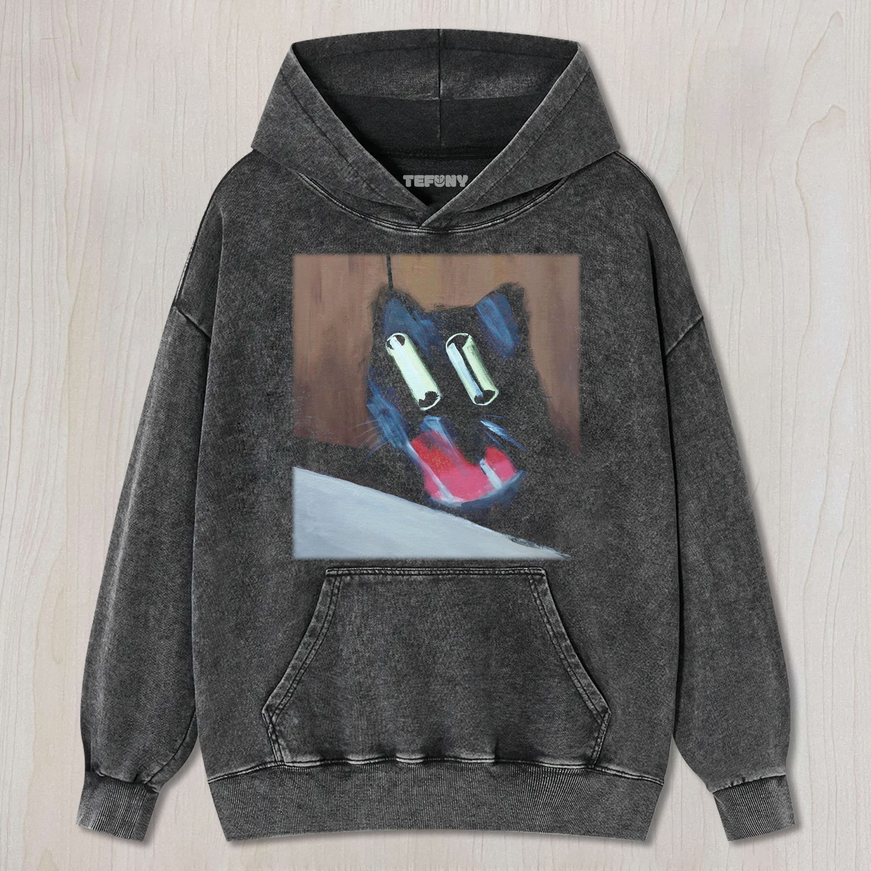 CAT MEME (PAINTING) V2 TEE & SWEAT & HOOD