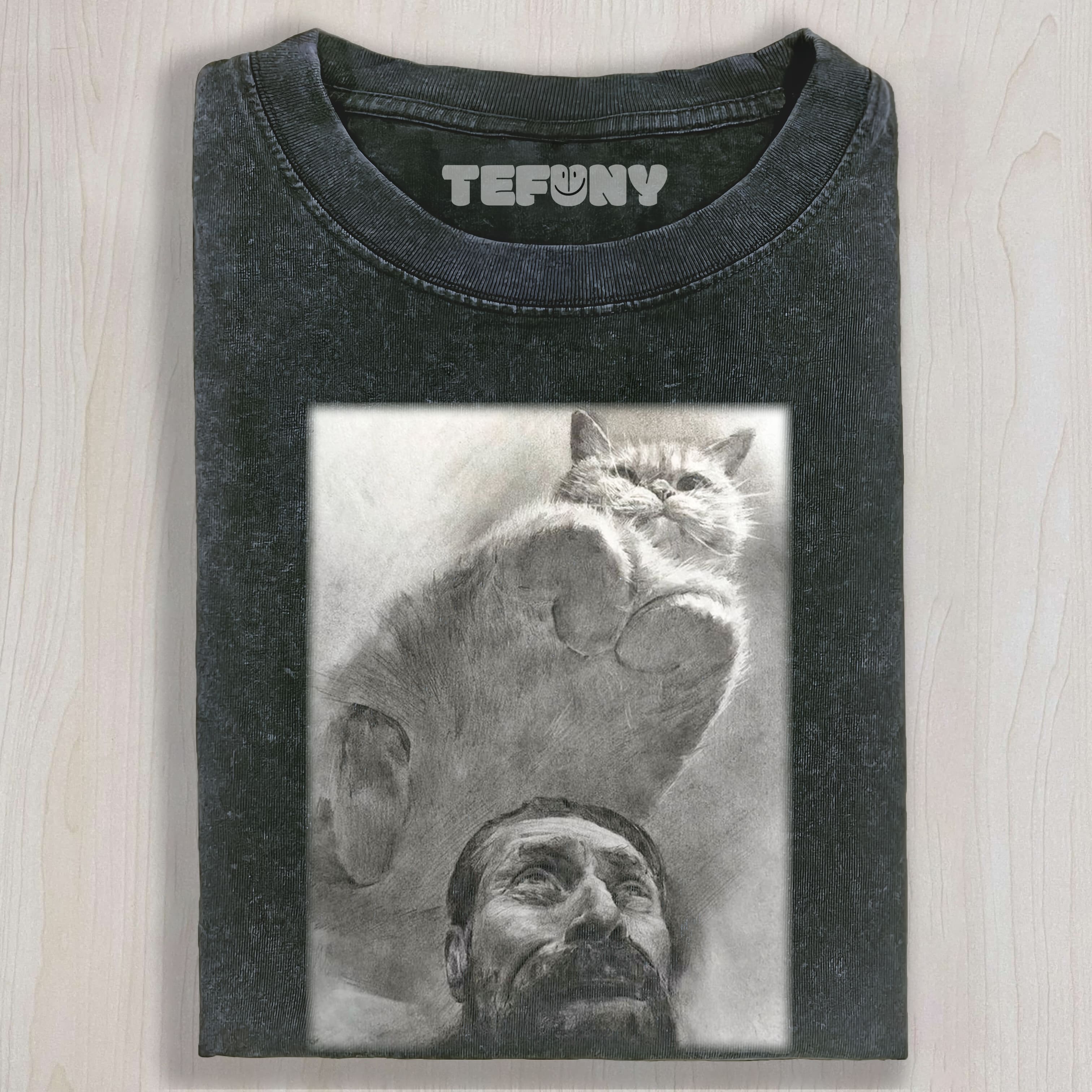 CAT MEME (PAINTING) V7 TEE & SWEAT & HOOD