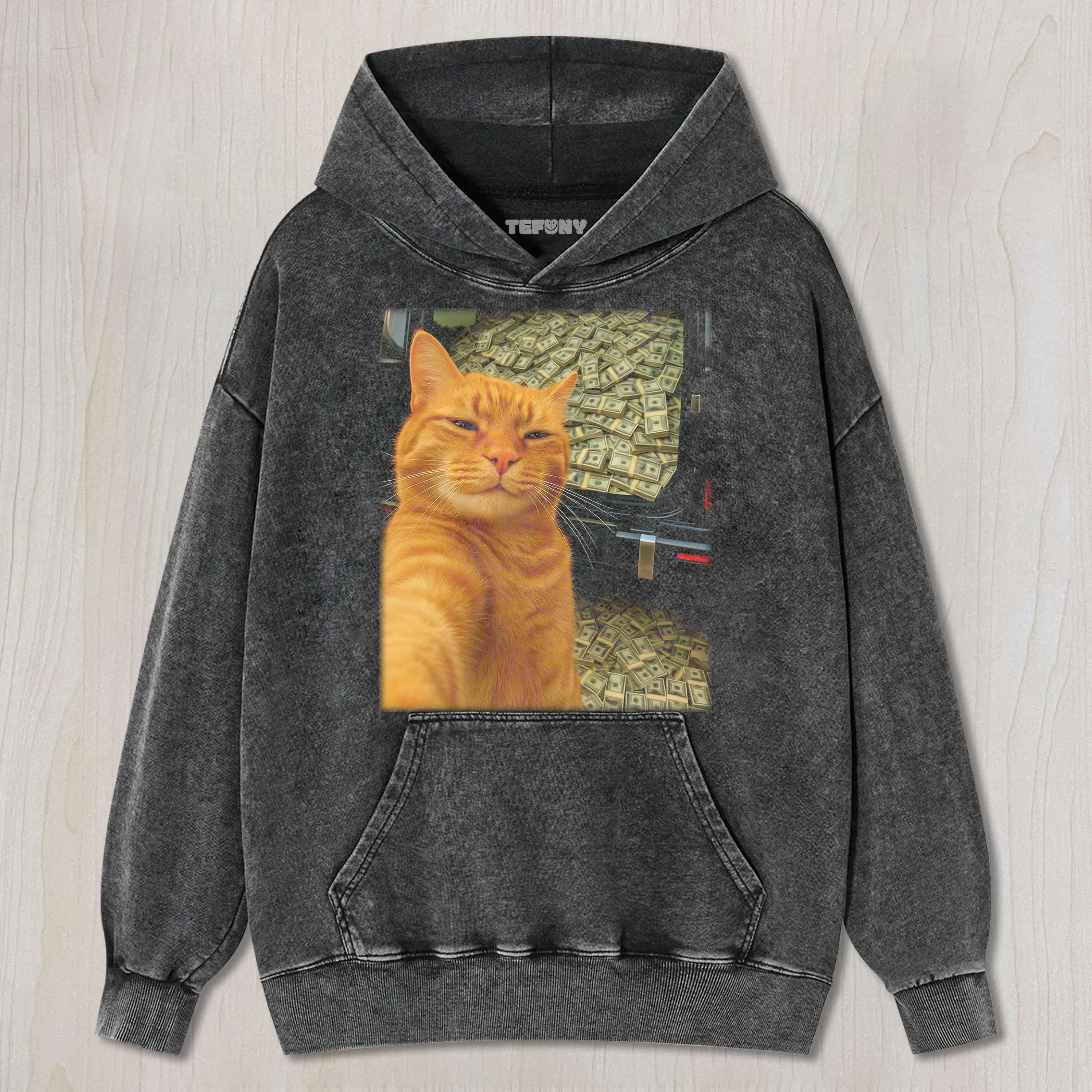 CAT MONEY MEME TEE & SWEAT & HOOD