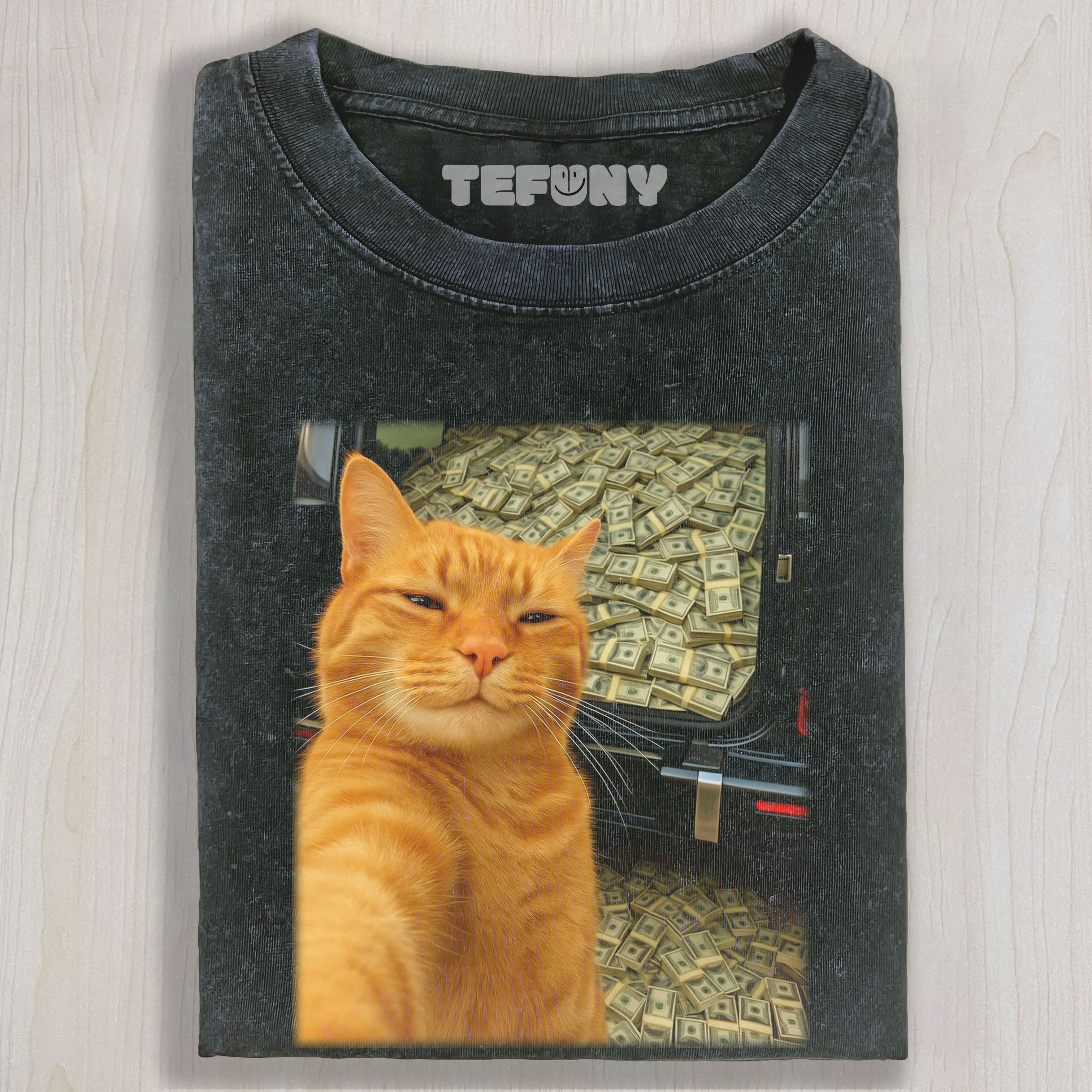 CAT MONEY MEME TEE & SWEAT & HOOD