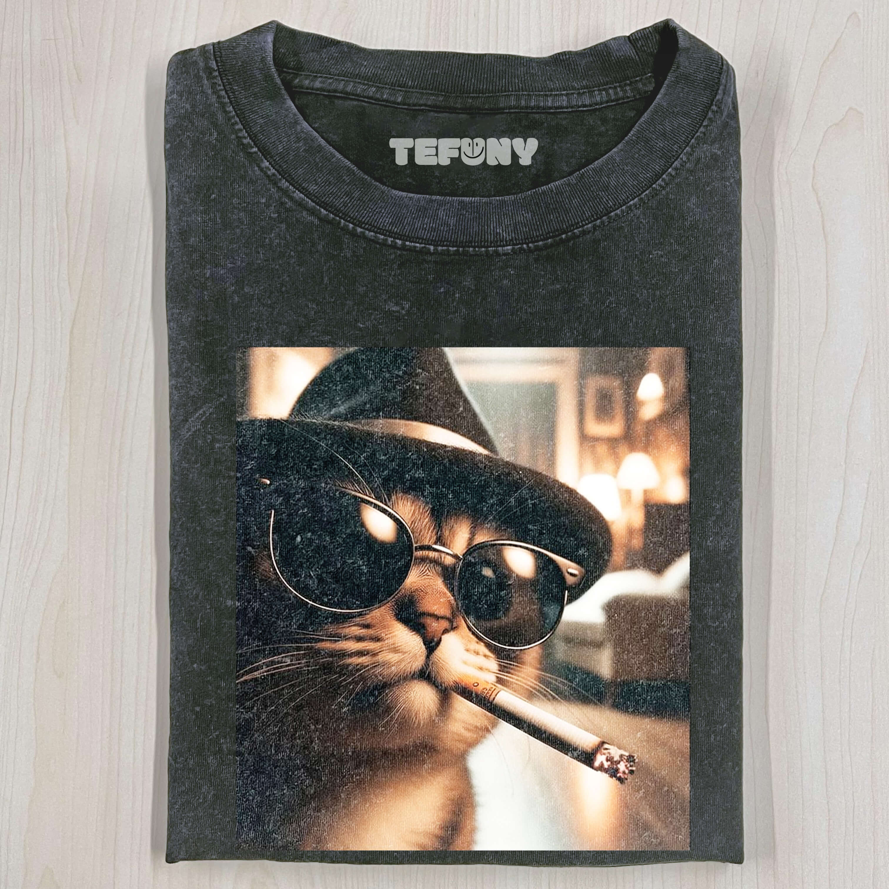 CAT RETRO T-SHIRT
