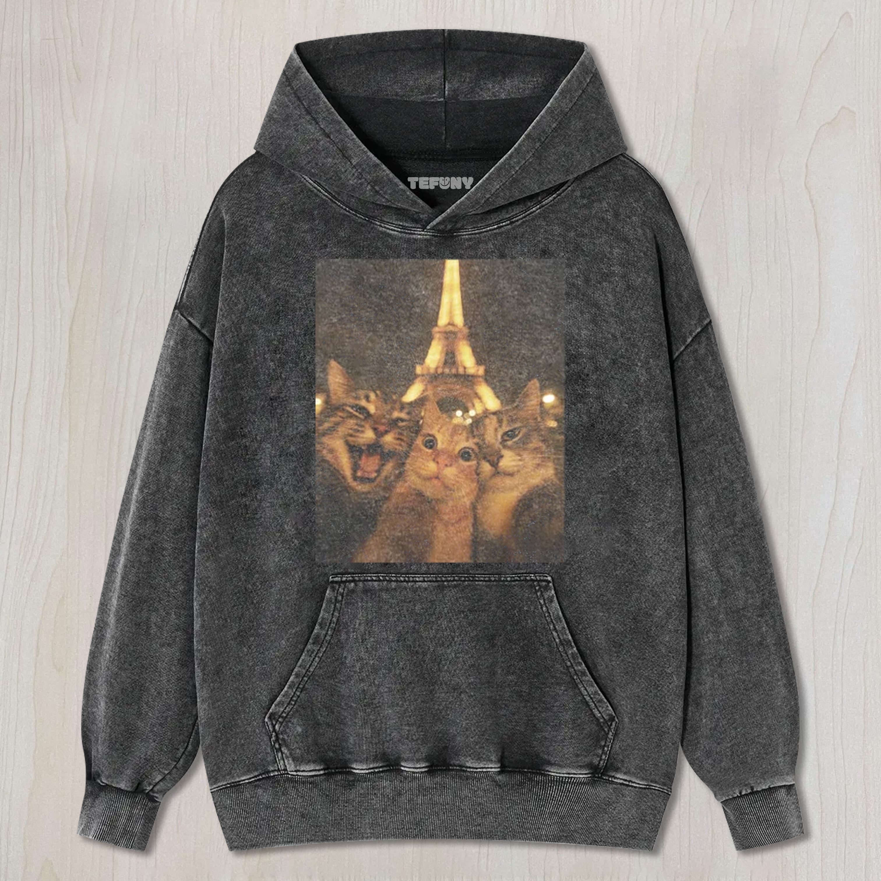 CAT SELFIE TEE & SWEAT & HOOD